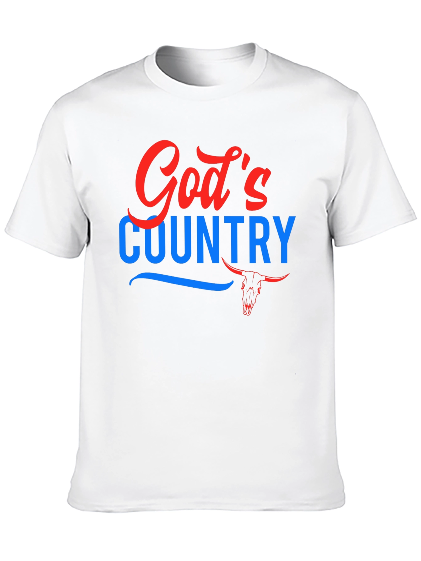 Gods Country Graphic Tee - Patriotic Style