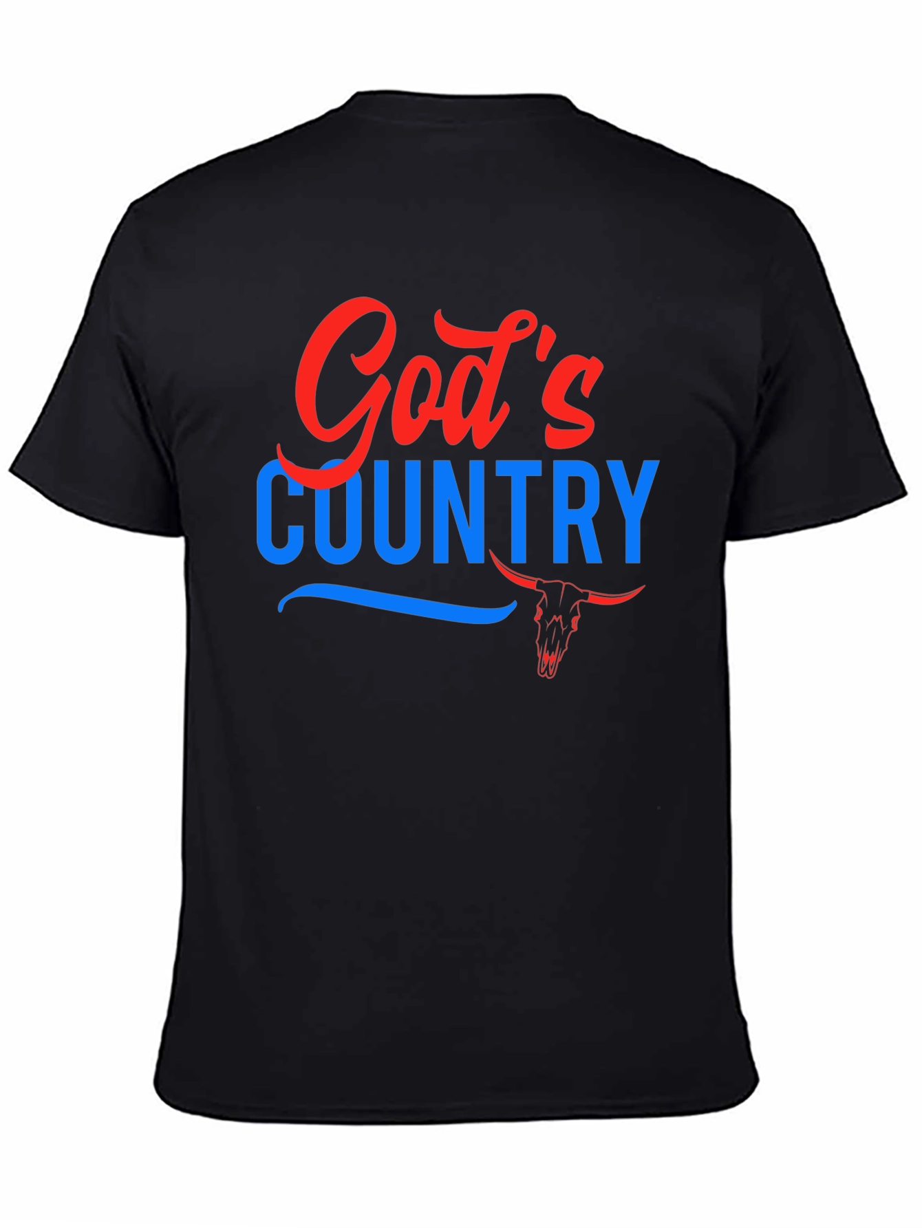 Gods Country Graphic Tee - Patriotic Style