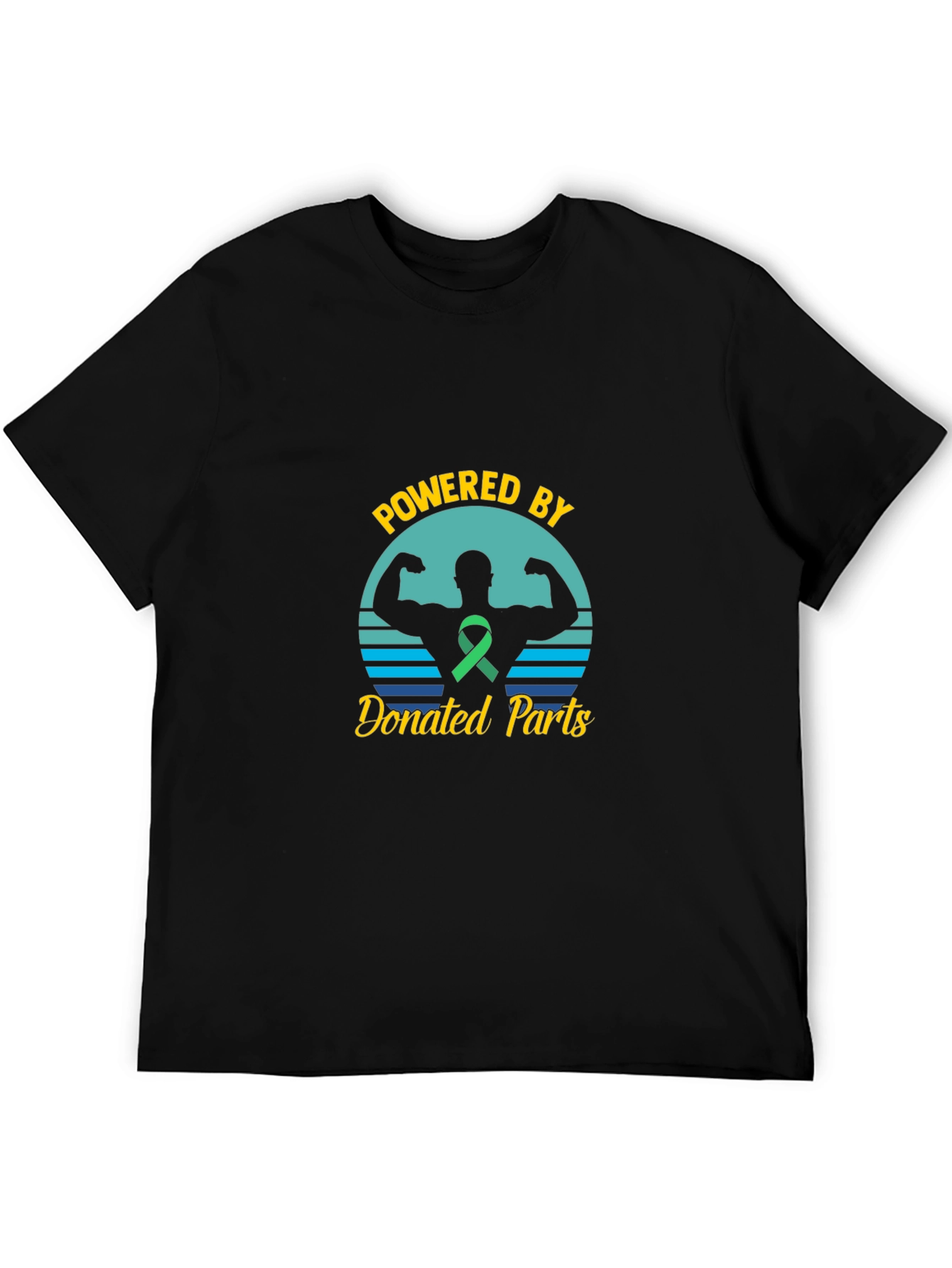 Powered By Donated Parts Black T-Shirt