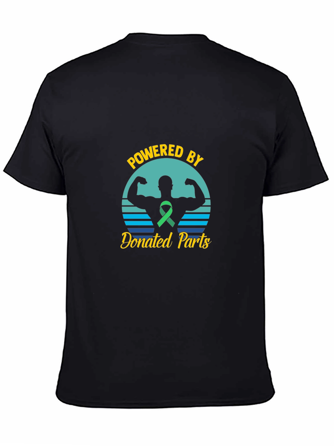 Powered By Donated Parts Black T-Shirt