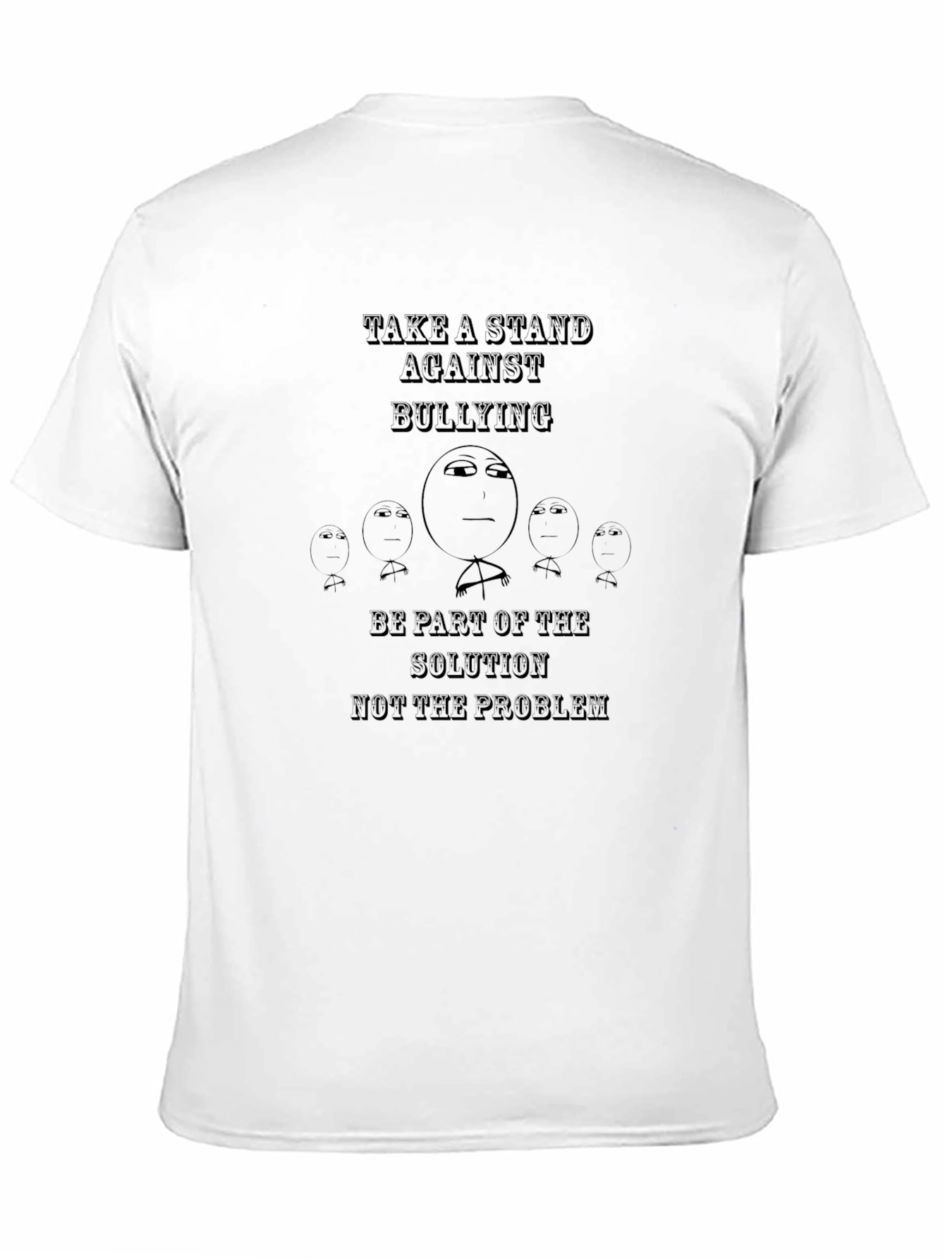 Take a Stand Against Bullying Black Graphic Tee