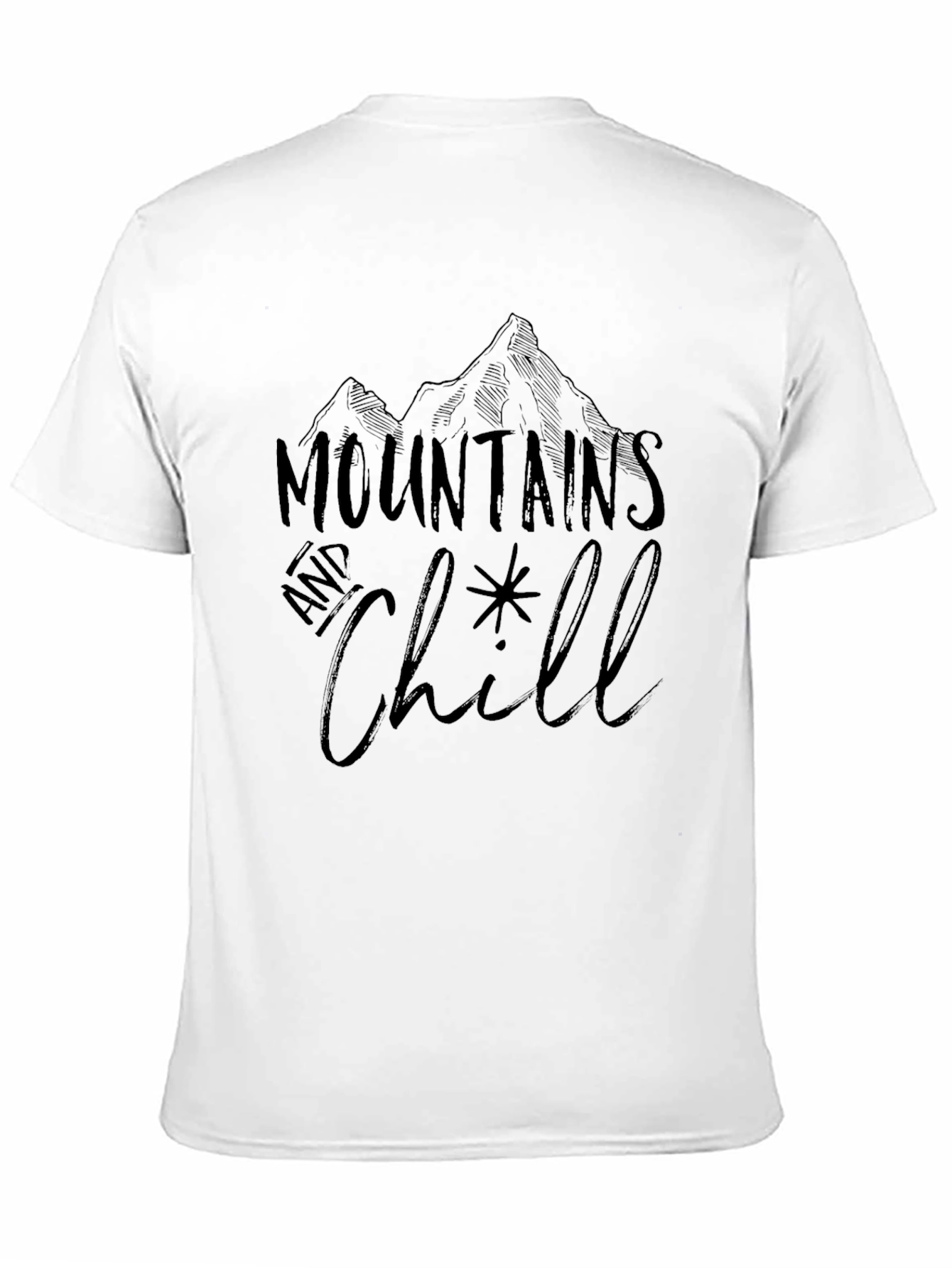 Mountains and Chill Graphic T-Shirt