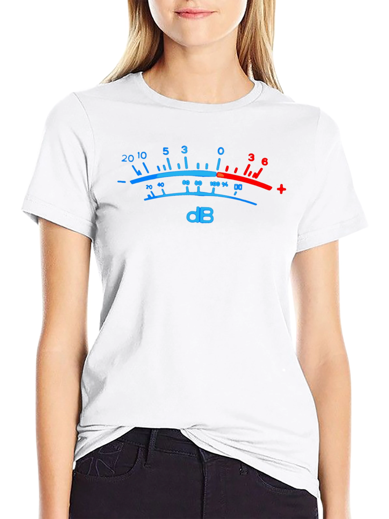 dB Meter Graphic Tee - Musician Audio Shirt