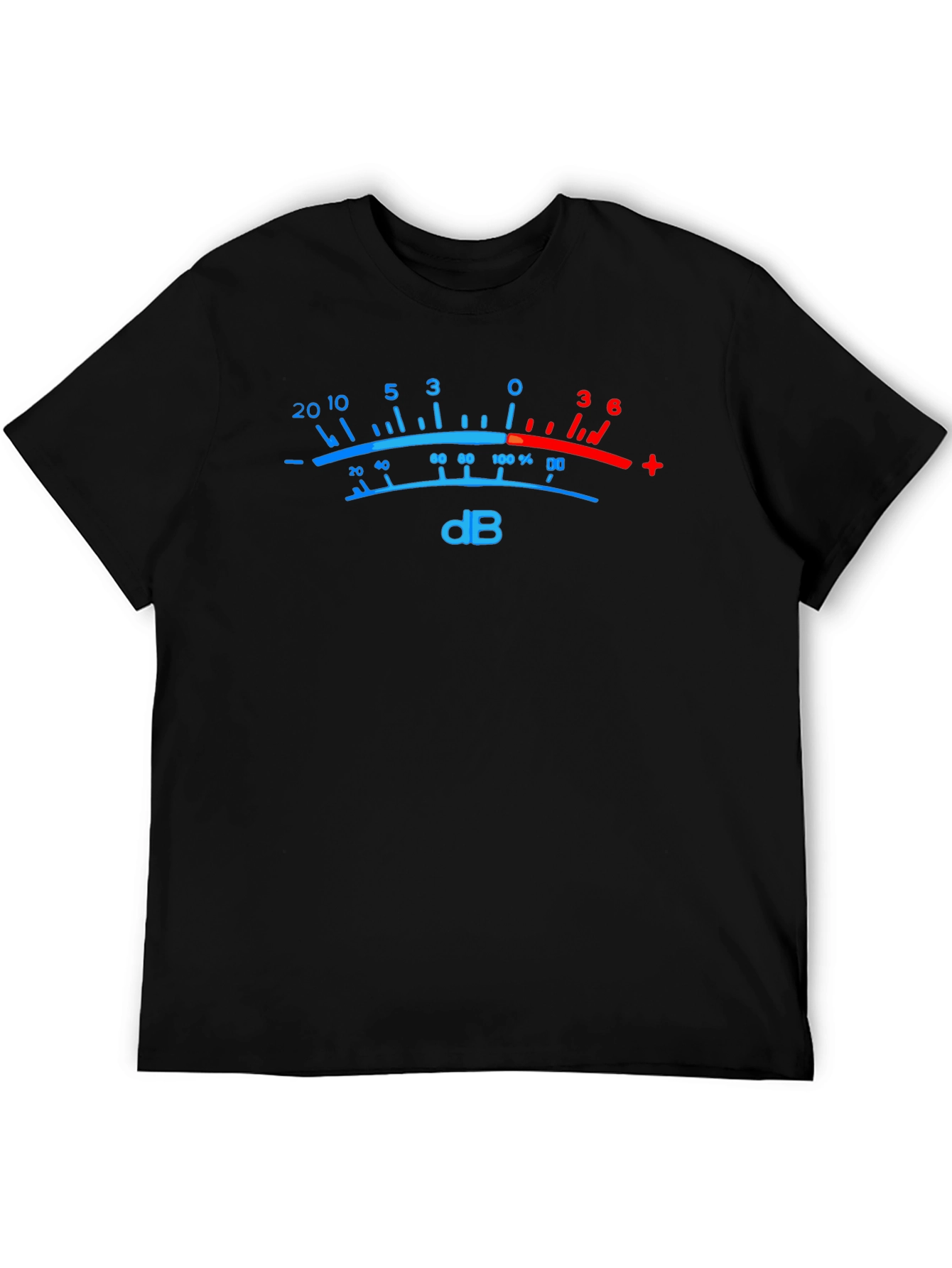 dB Meter Graphic Tee - Musician Audio Shirt