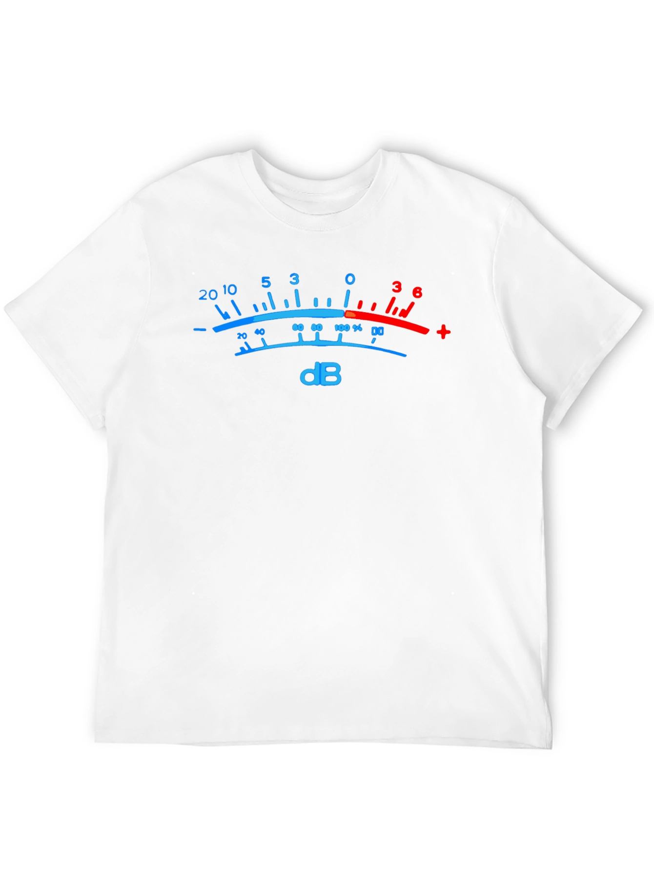 dB Meter Graphic Tee - Musician Audio Shirt