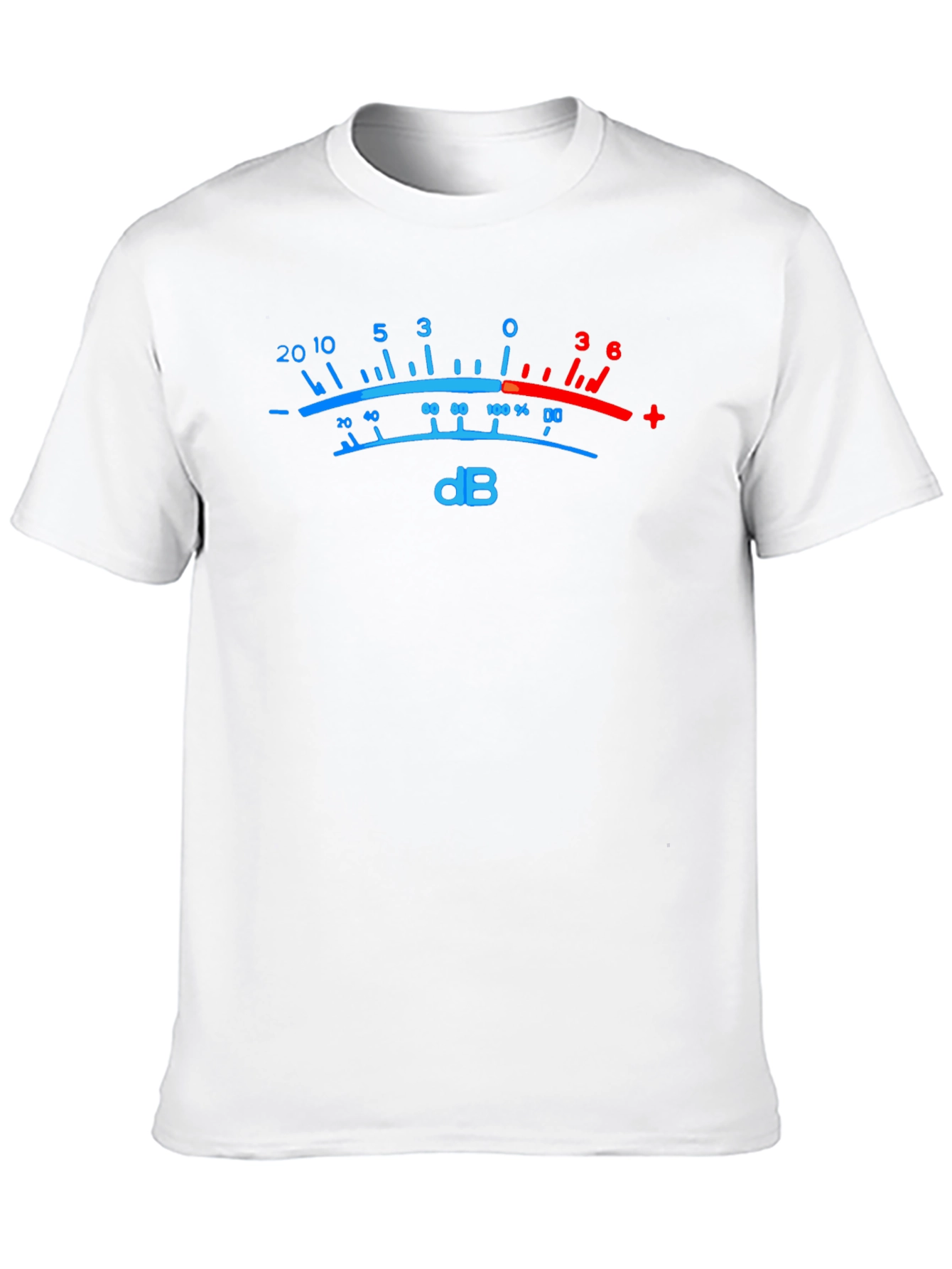 dB Meter Graphic Tee - Musician Audio Shirt