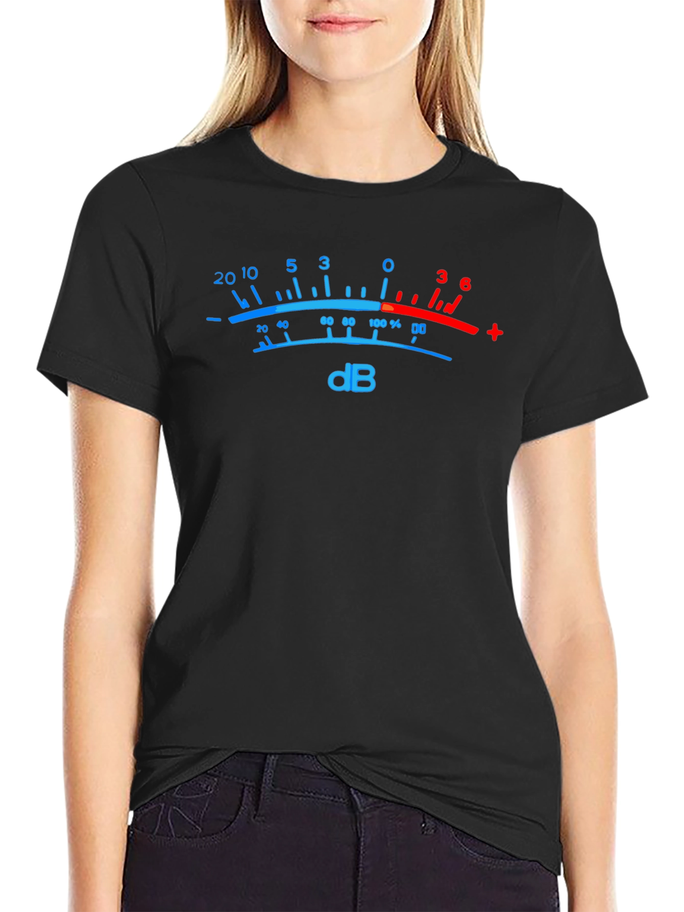 dB Meter Graphic Tee - Musician Audio Shirt