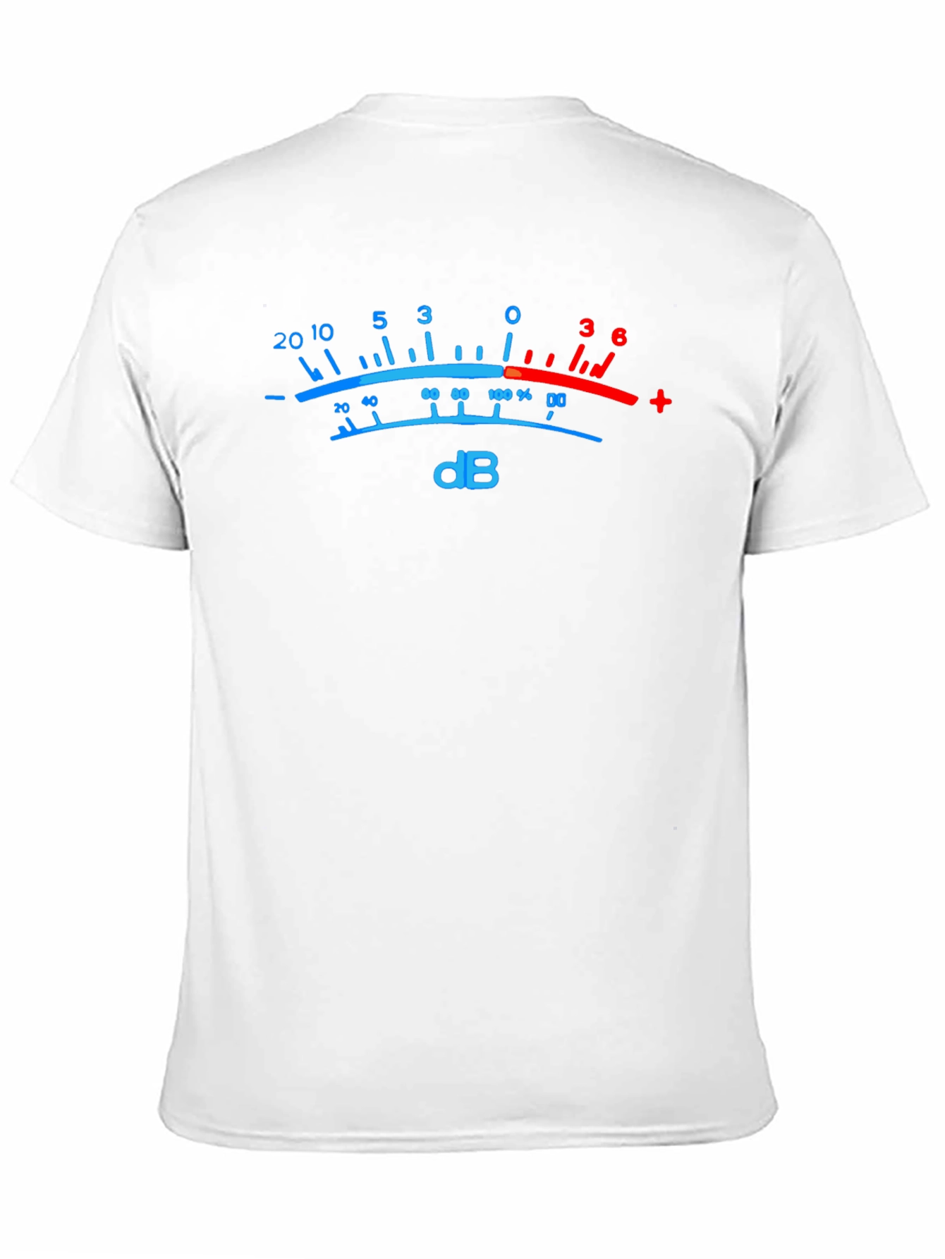 dB Meter Graphic Tee - Musician Audio Shirt