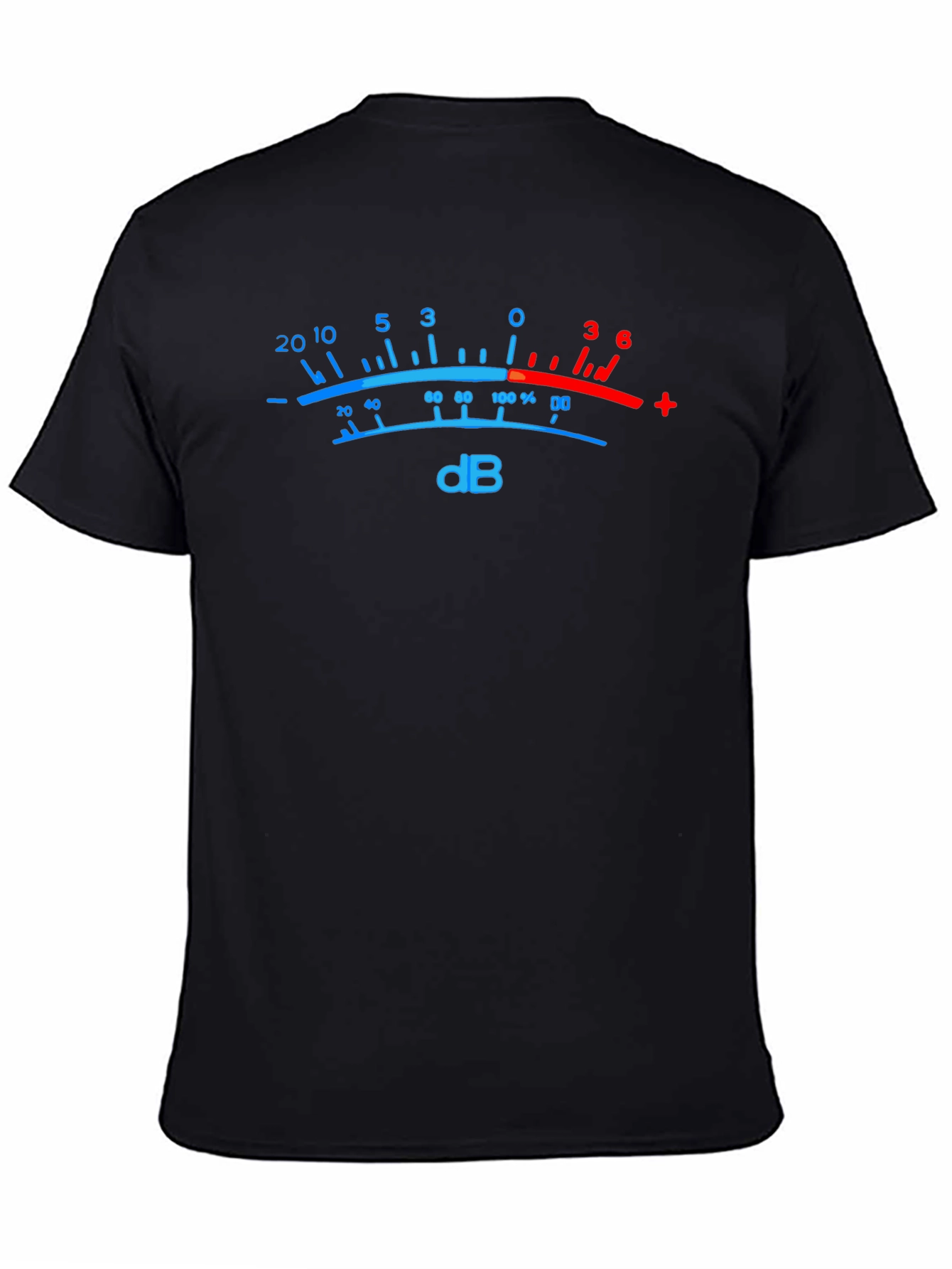 dB Meter Graphic Tee - Musician Audio Shirt