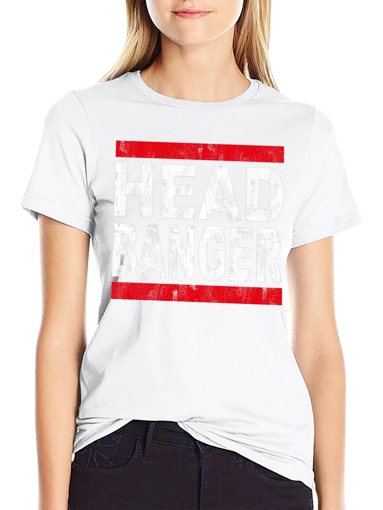 Head Banger Graphic Tee - Black T-Shirt