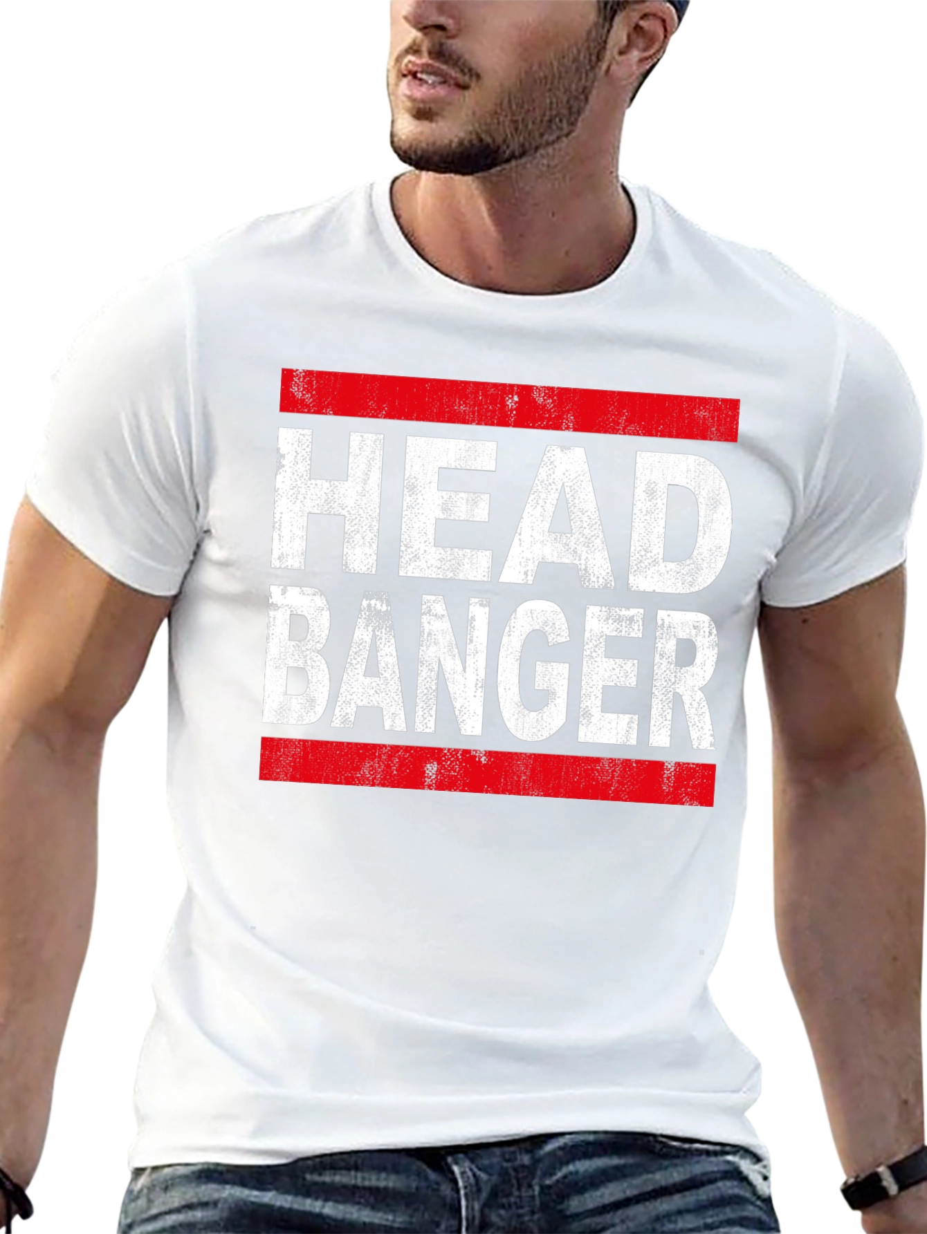 Head Banger Graphic Tee - Black T-Shirt