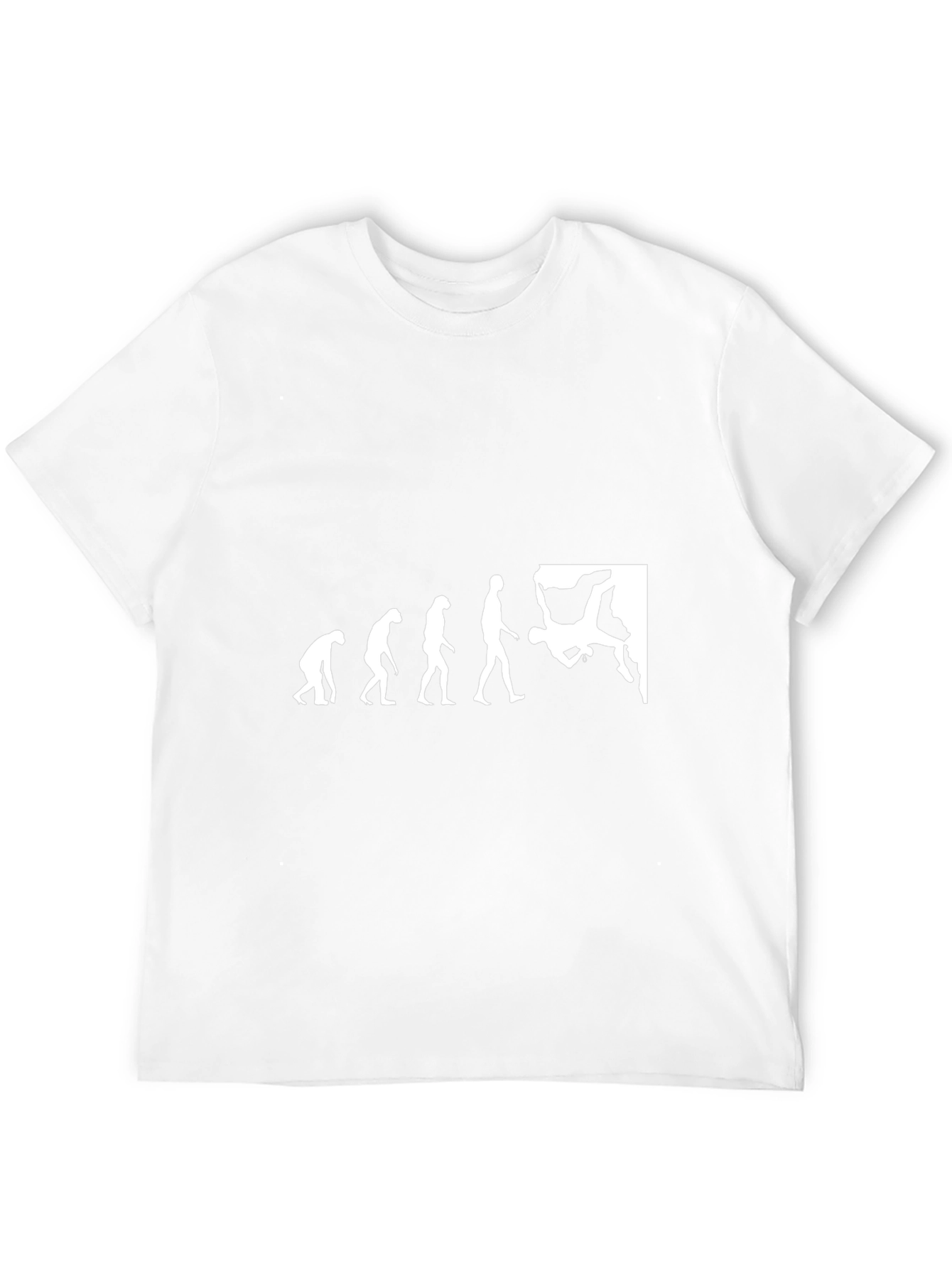 Climbing Evolution Graphic Tee - Black Cotton