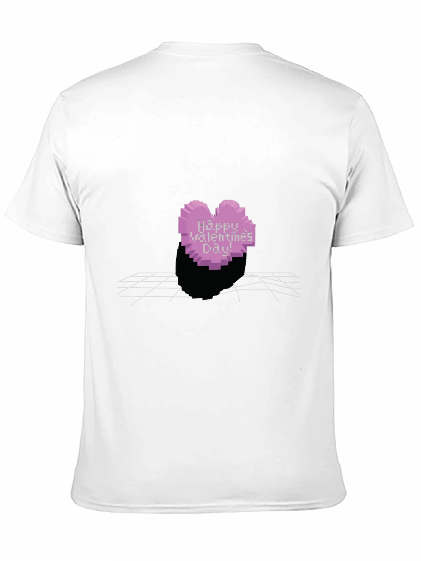 Pixel Heart Valentines Day T-Shirt