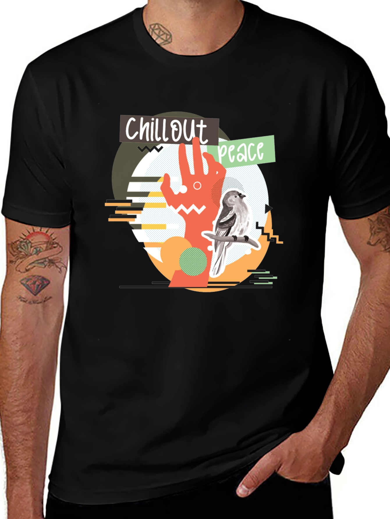Chillout Peace Graphic T-Shirt
