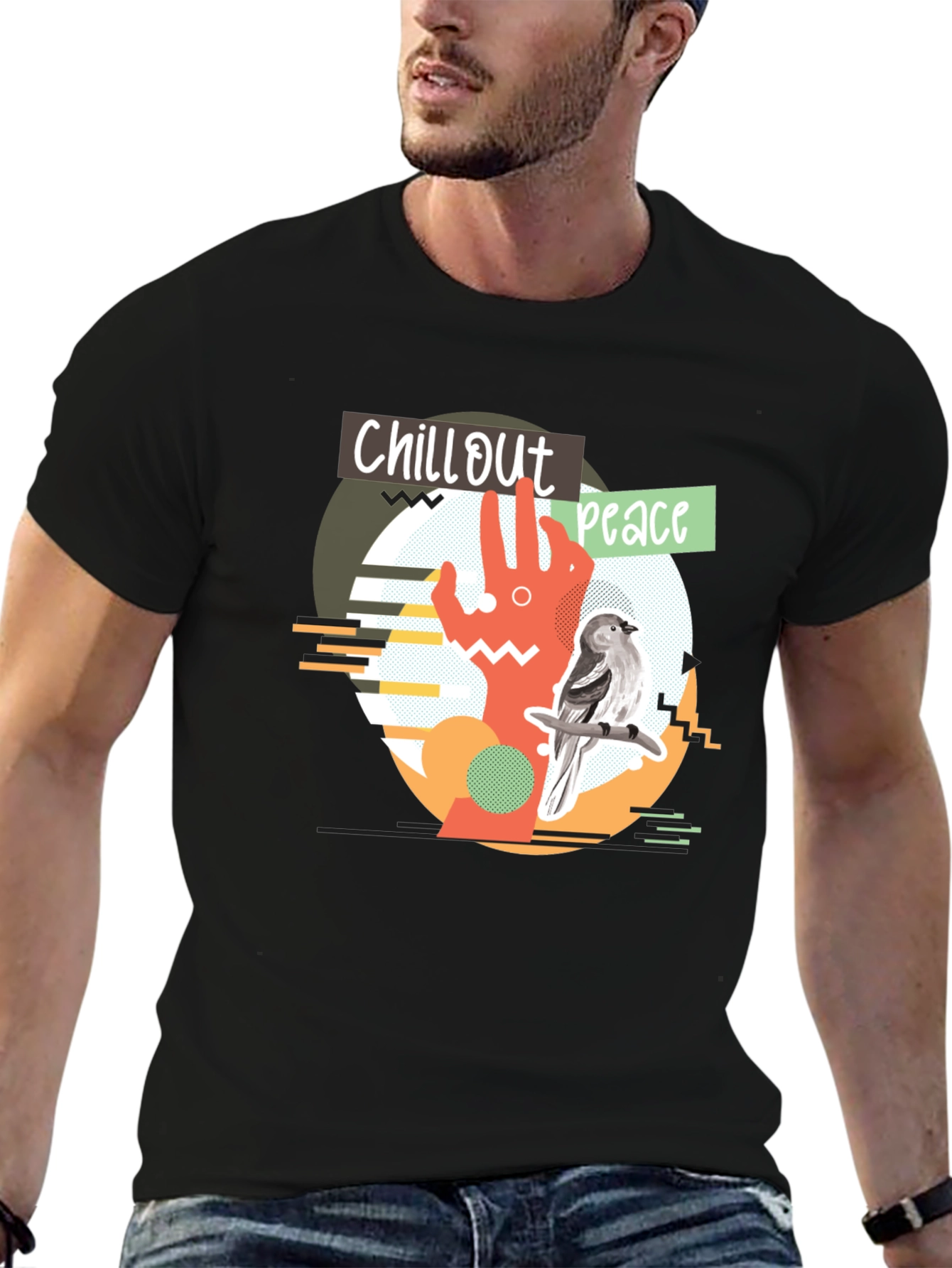 Chillout Peace Graphic T-Shirt