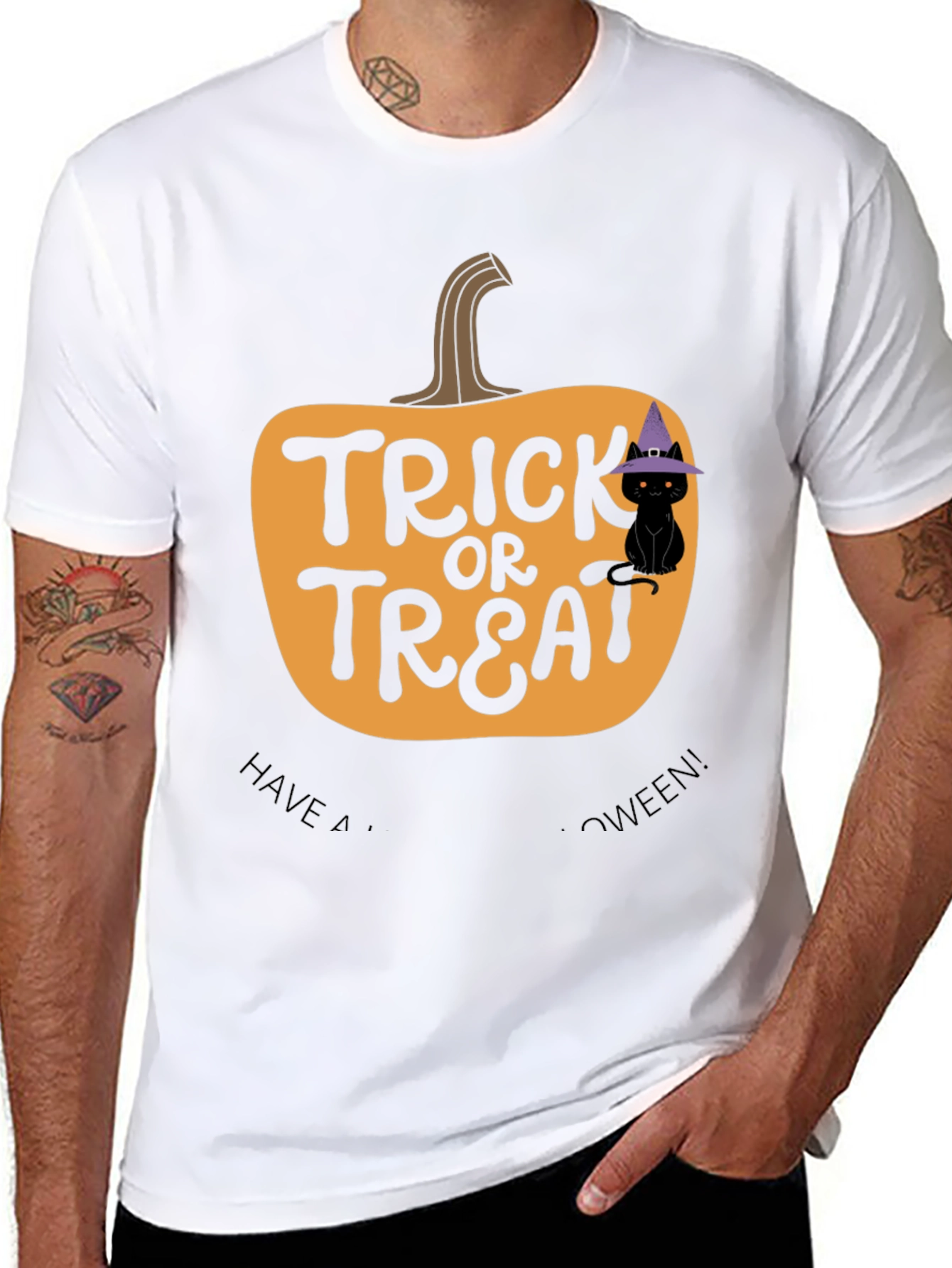 Trick or Treat Halloween Pumpkin T-Shirt
