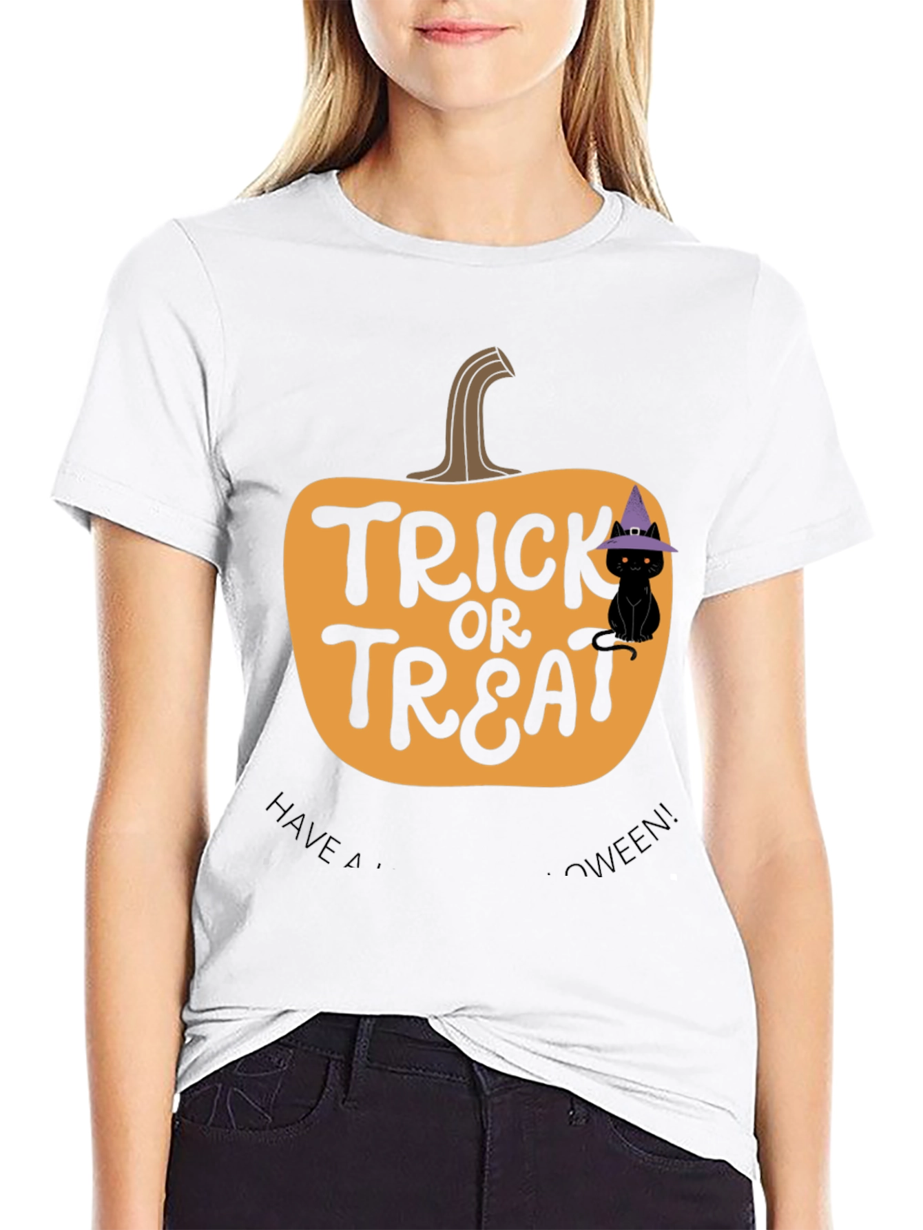 Trick or Treat Halloween Pumpkin T-Shirt