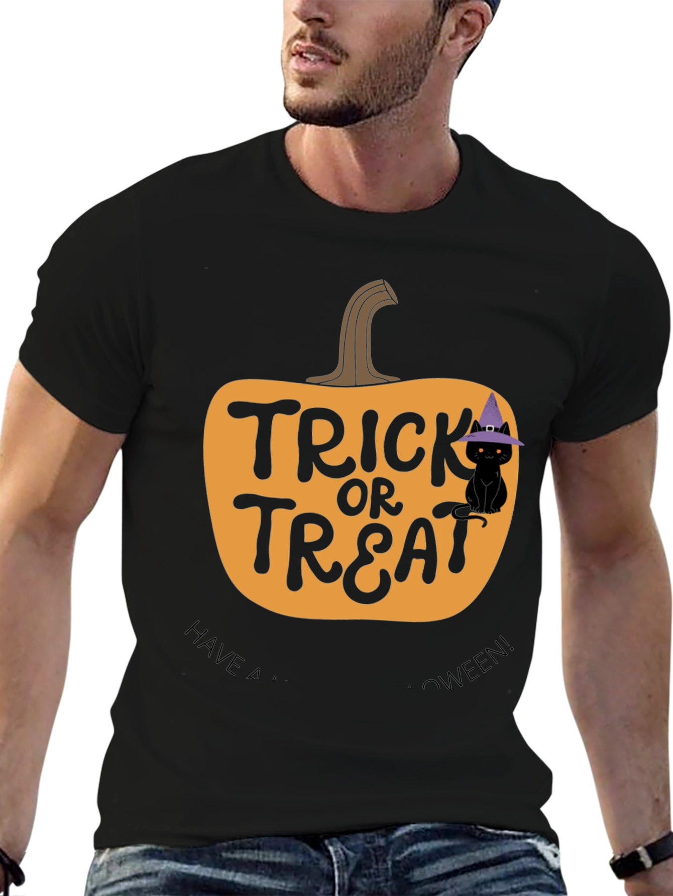 Trick or Treat Halloween Pumpkin T-Shirt