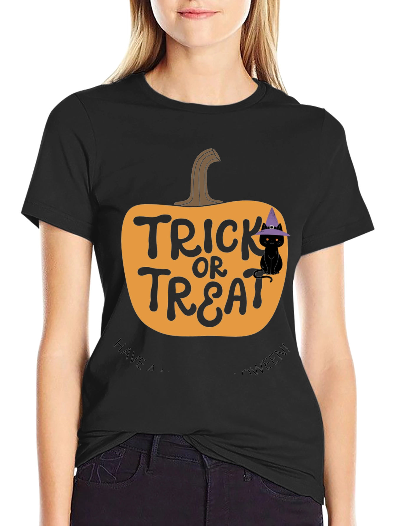 Trick or Treat Halloween Pumpkin T-Shirt
