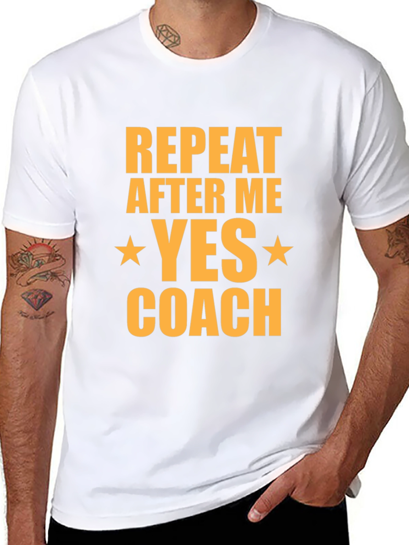 Yes Coach T-Shirt - Motivational Athletic Tee