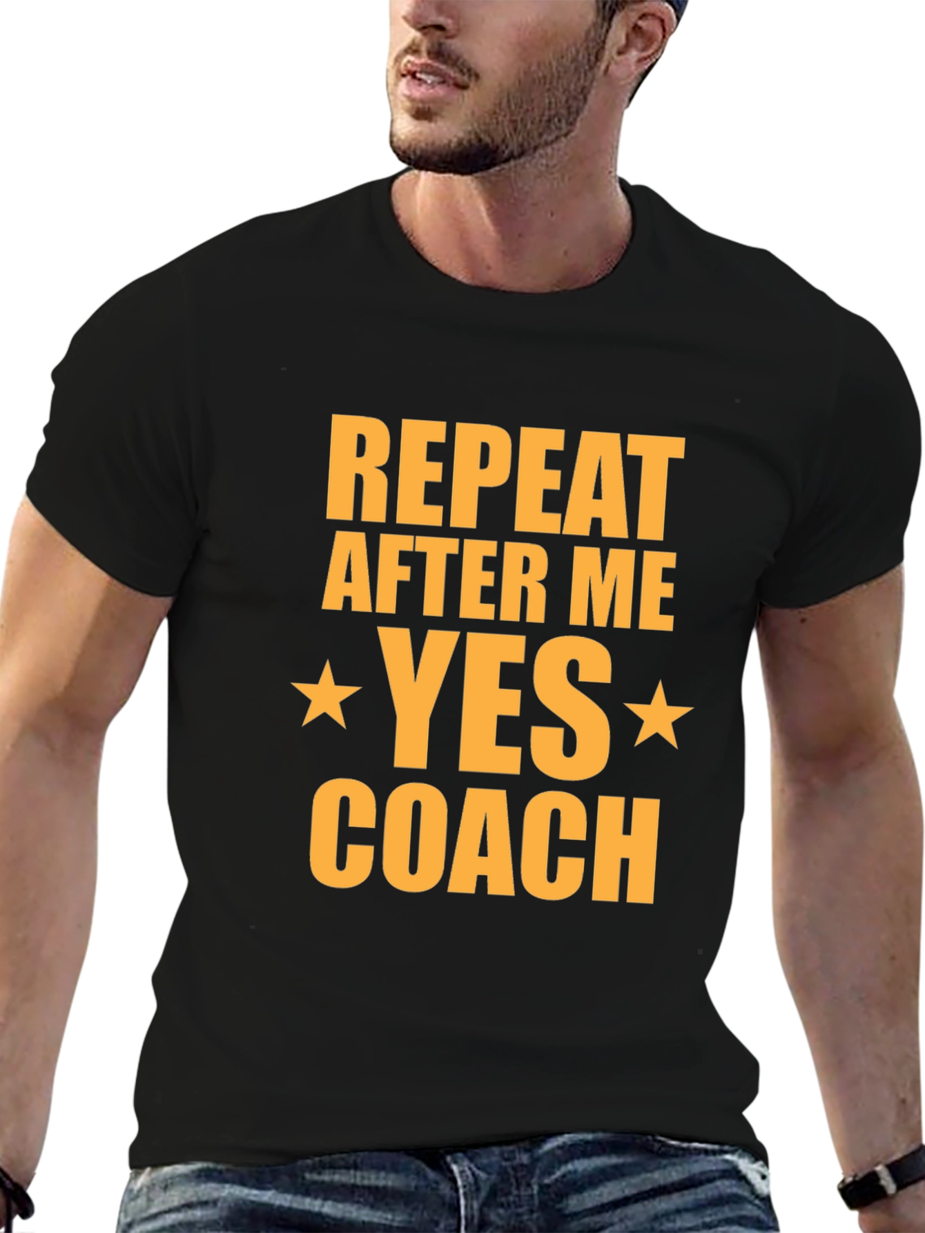 Yes Coach T-Shirt - Motivational Athletic Tee