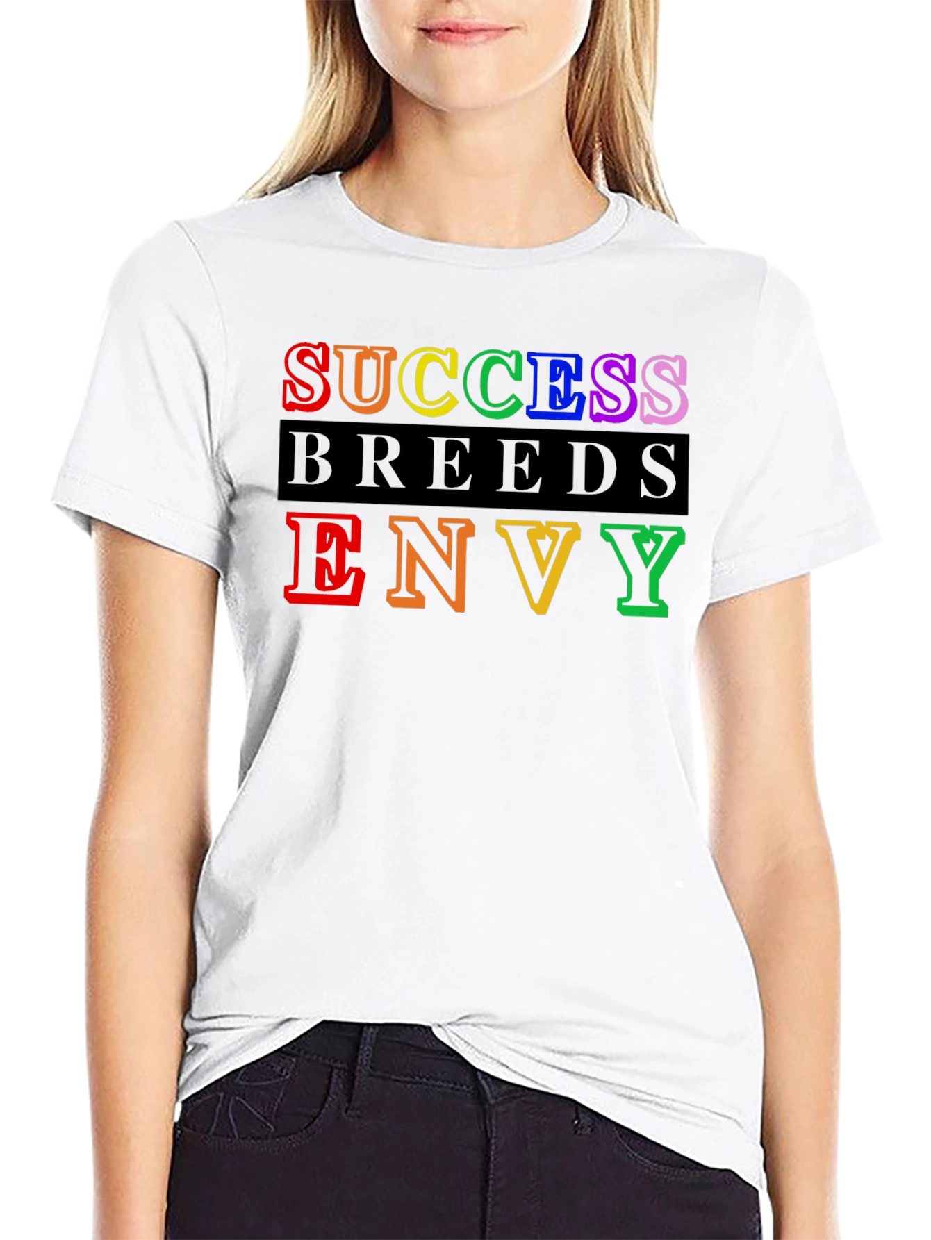 Success Breeds Envy Graphic Tee - Bold Statement Shirt