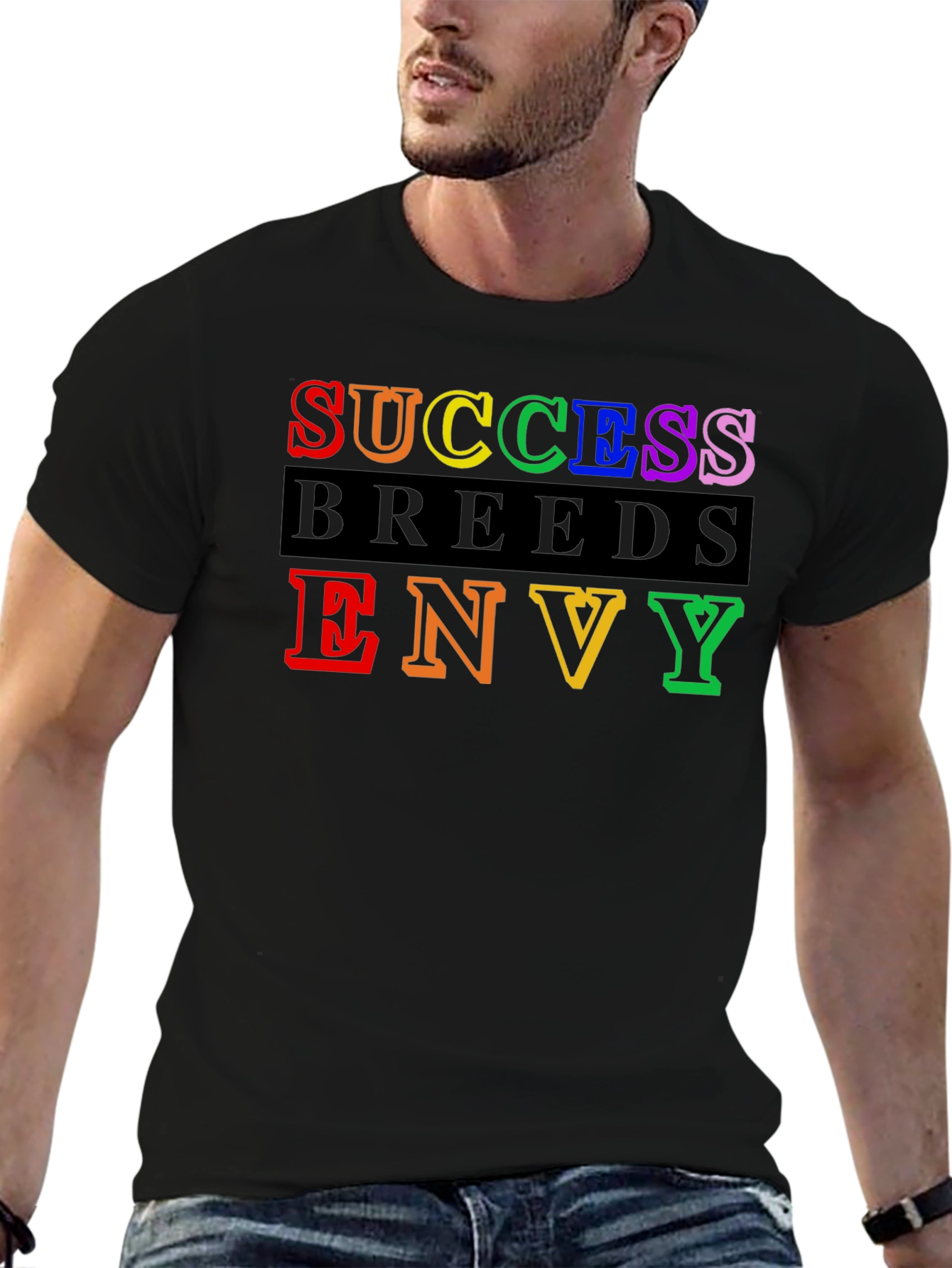 Success Breeds Envy Graphic Tee - Bold Statement Shirt