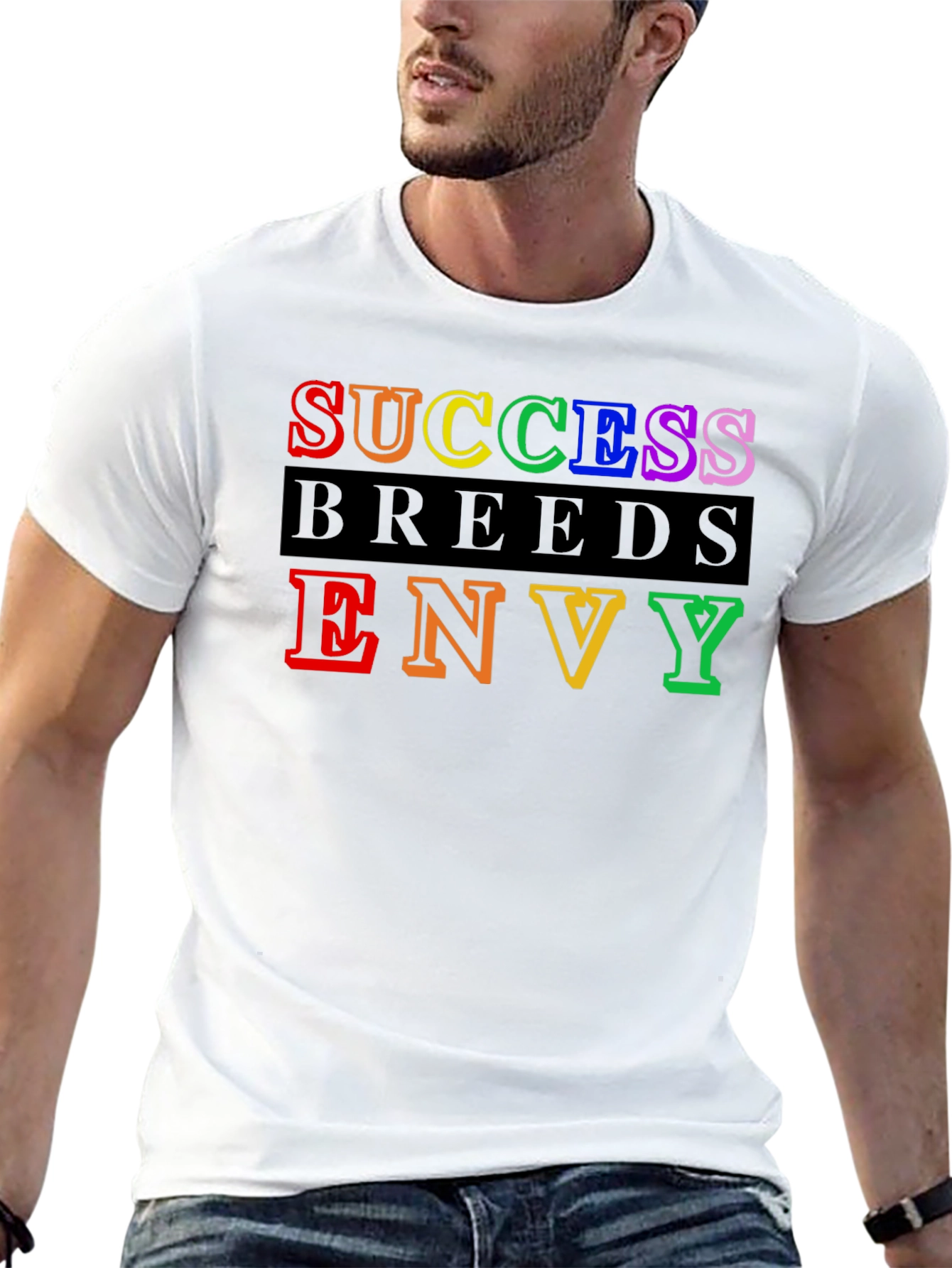 Success Breeds Envy Graphic Tee - Bold Statement Shirt