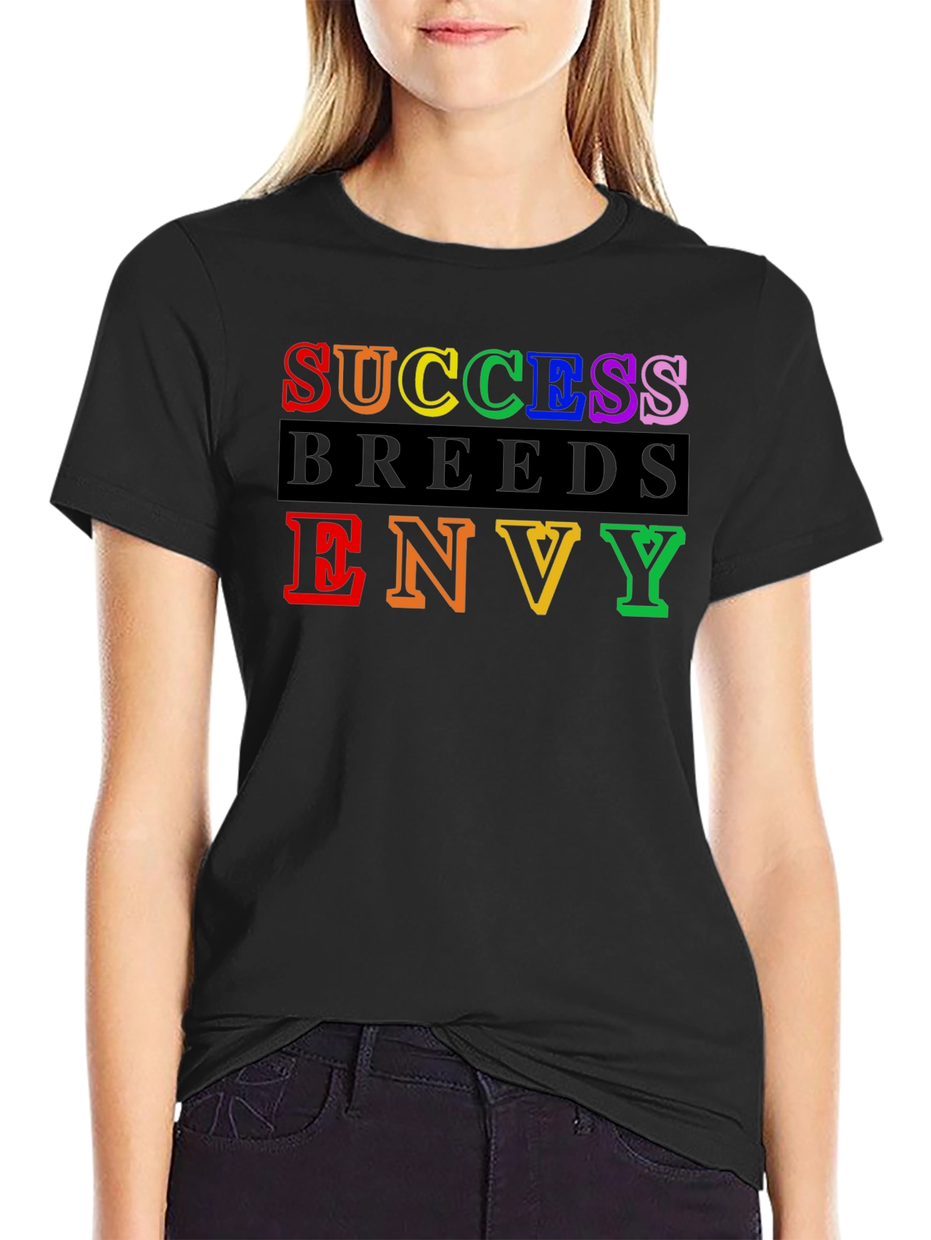 Success Breeds Envy Graphic Tee - Bold Statement Shirt