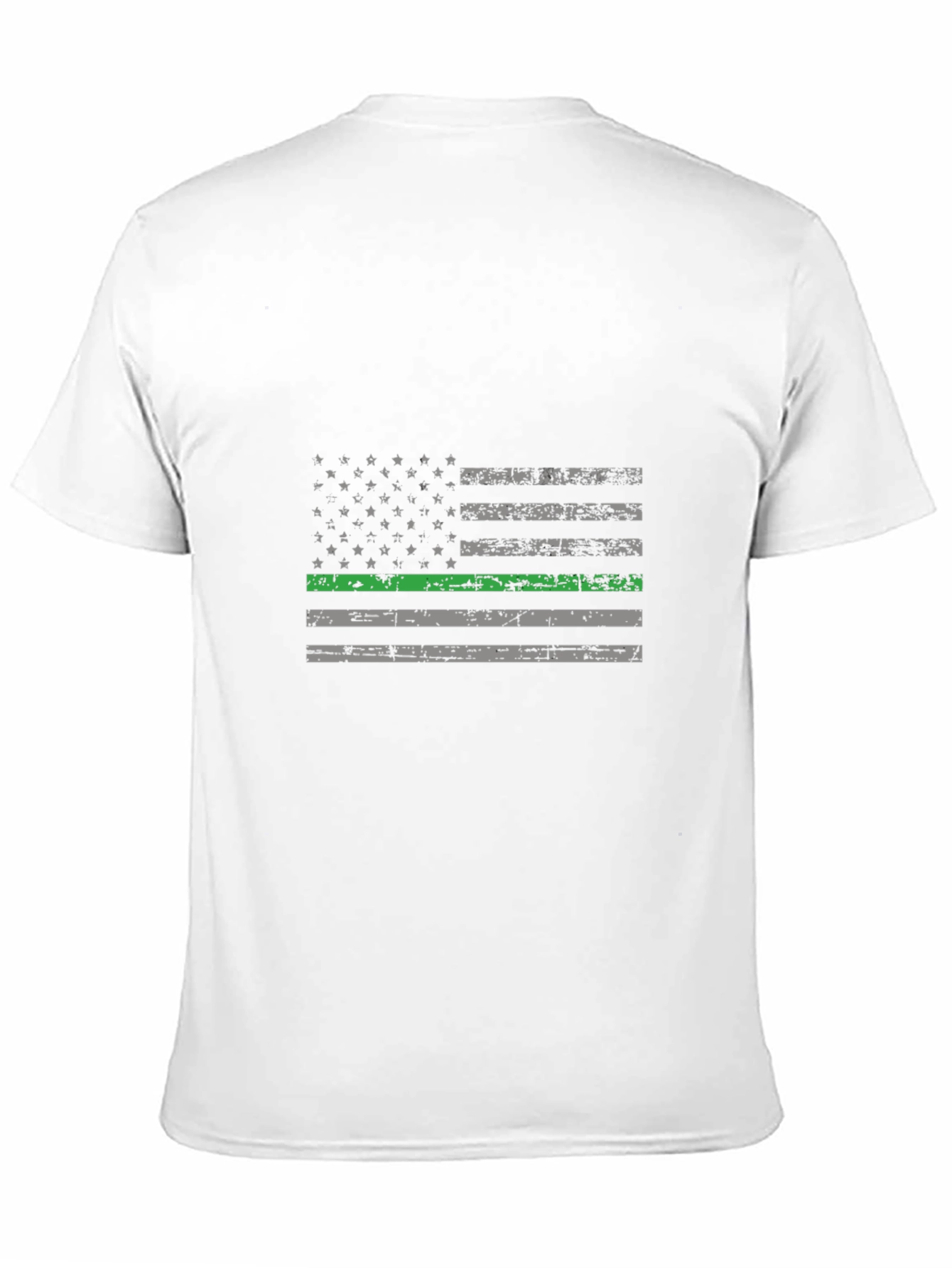 Thin Green Line Flag Graphic Tee