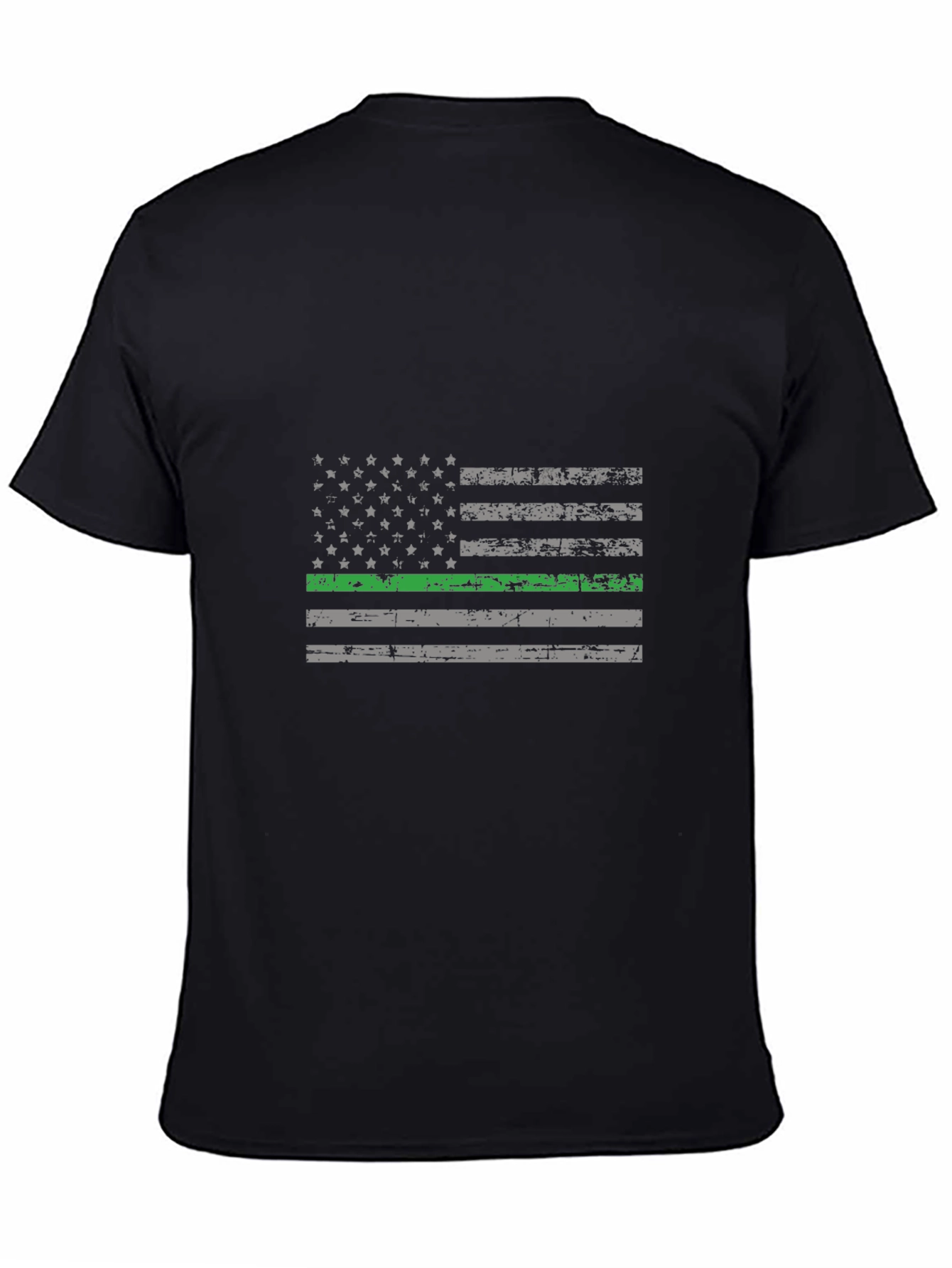 Thin Green Line Flag Graphic Tee