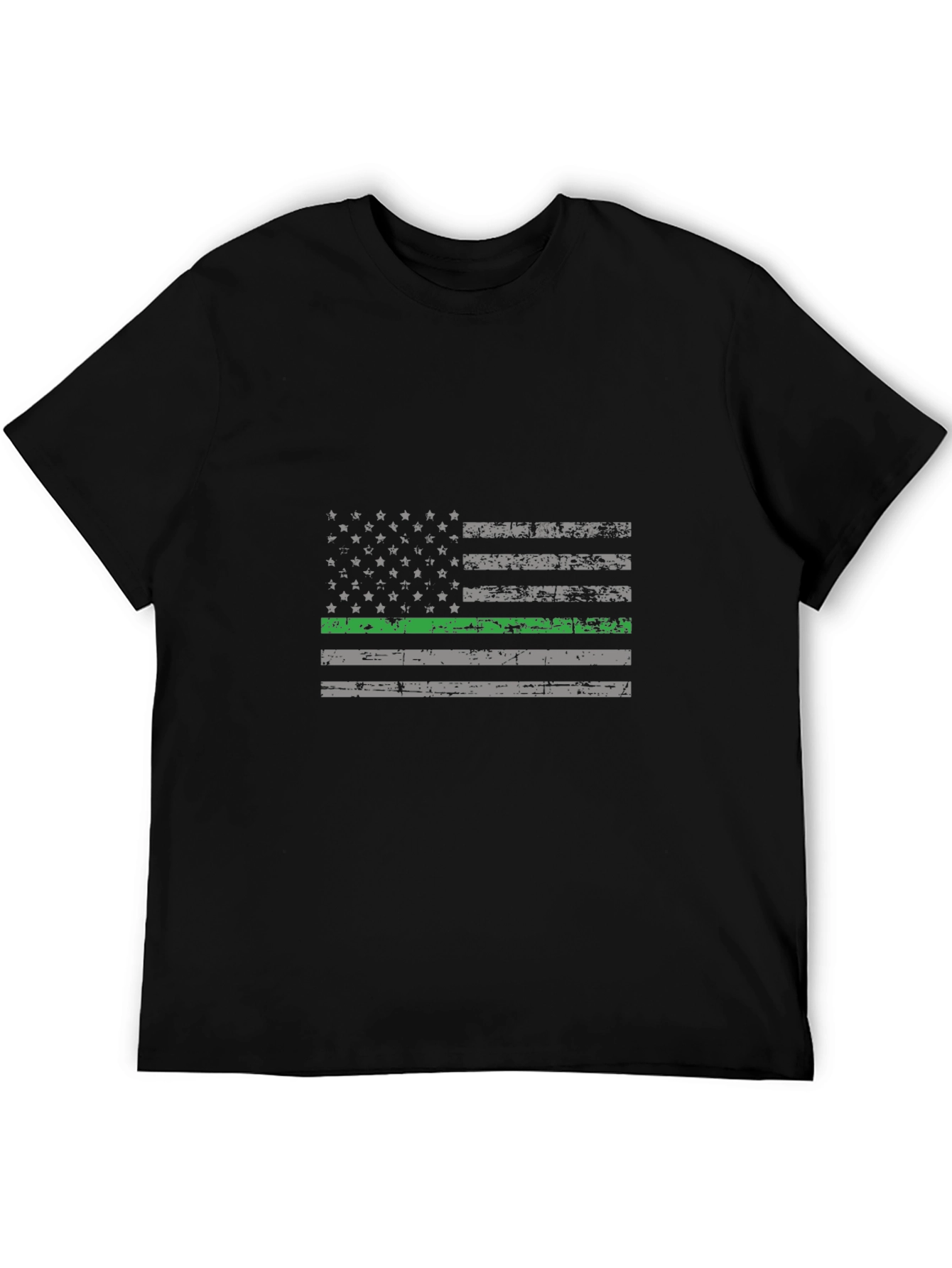 Thin Green Line Flag Graphic Tee
