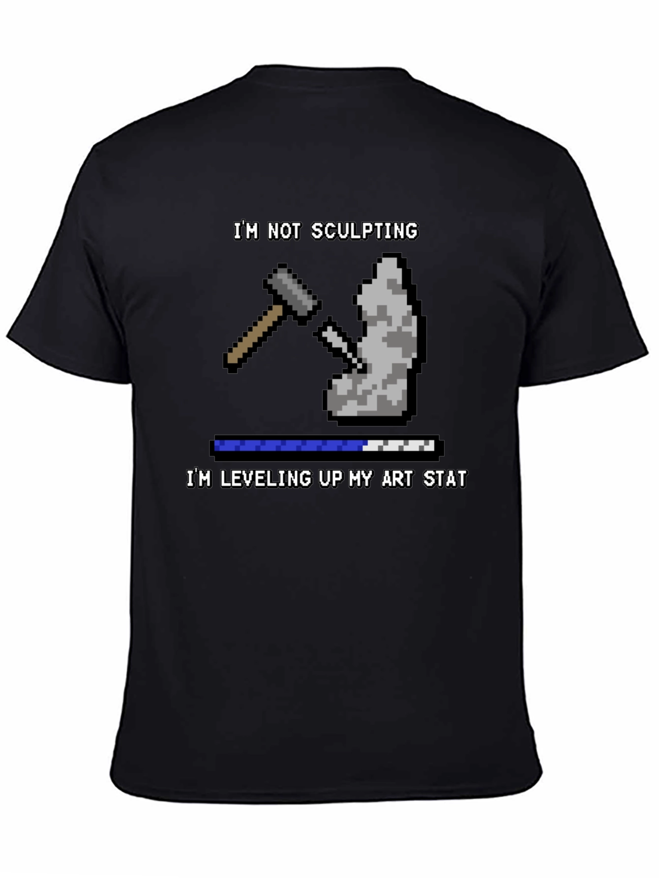 Pixel Art Sculpting T-Shirt - Level Up Your Style!