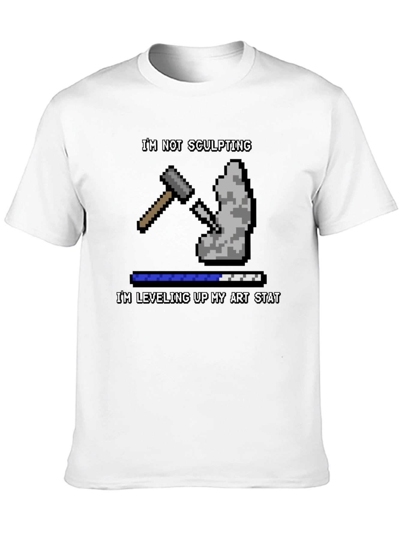 Pixel Art Sculpting T-Shirt - Level Up Your Style!