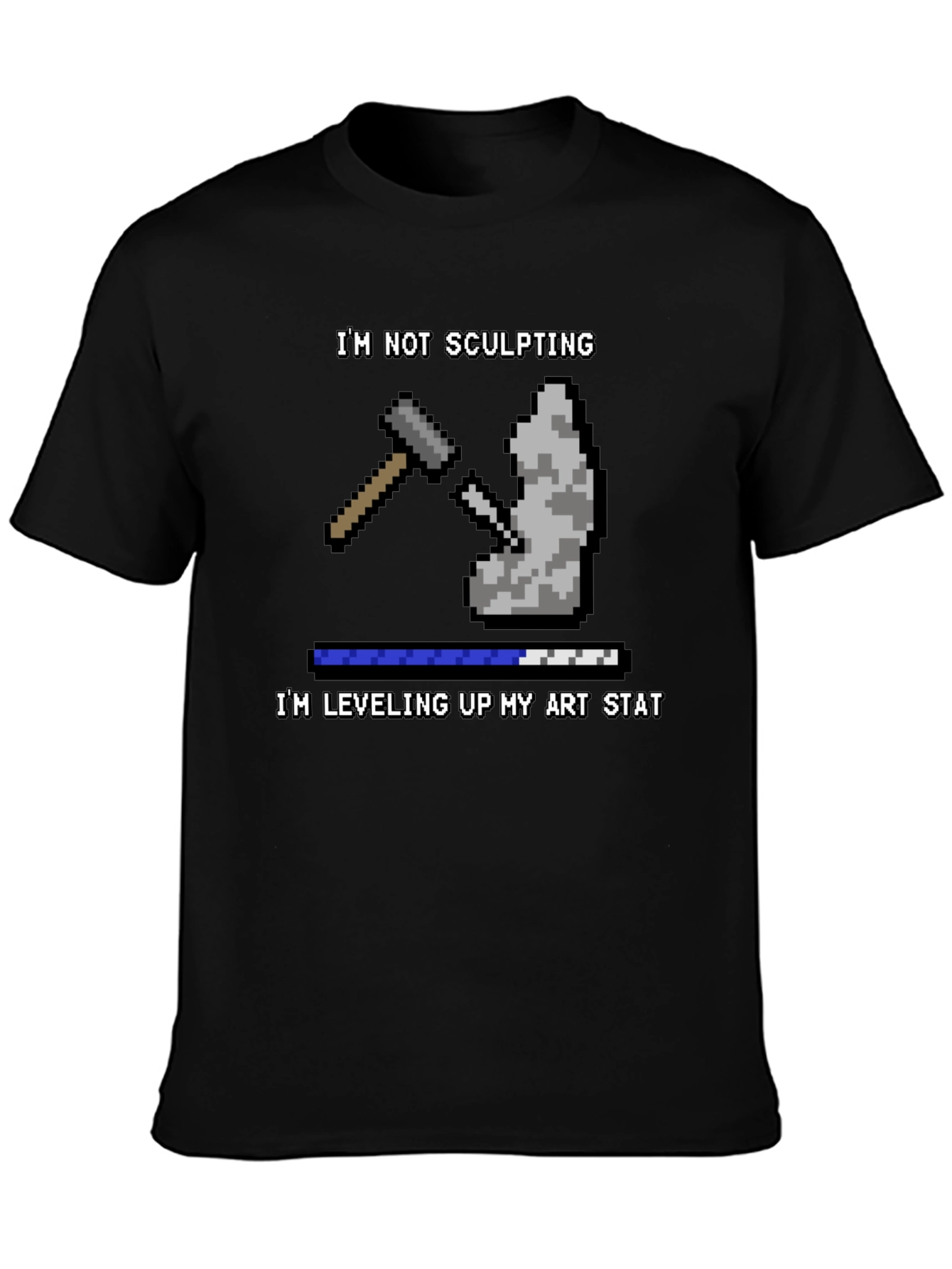 Pixel Art Sculpting T-Shirt - Level Up Your Style!