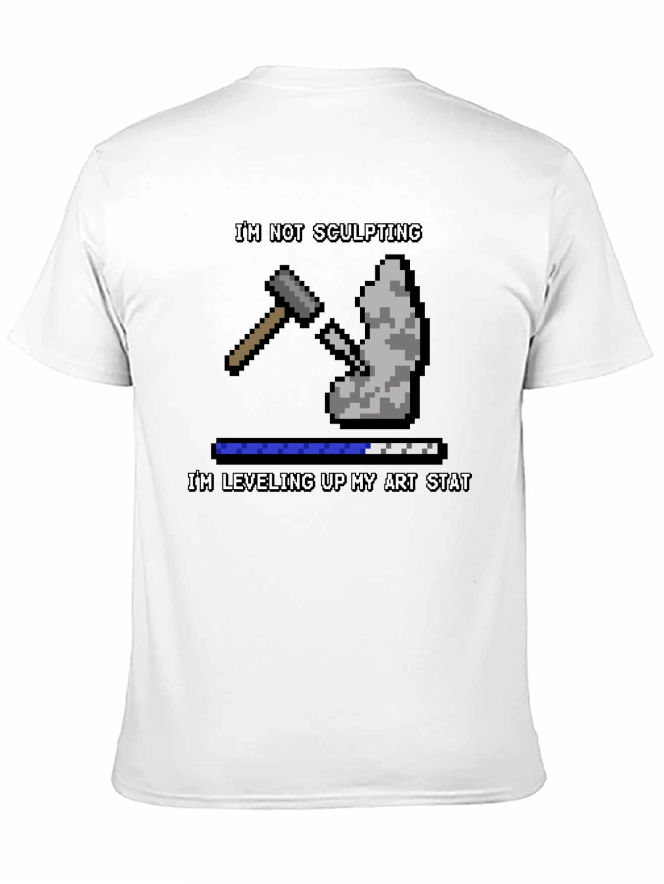 Pixel Art Sculpting T-Shirt - Level Up Your Style!