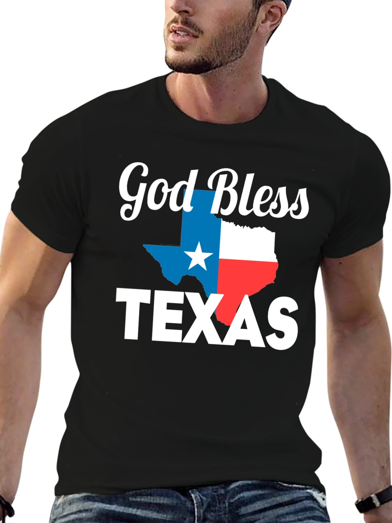 God Bless Texas T-Shirt - Patriotic Pride