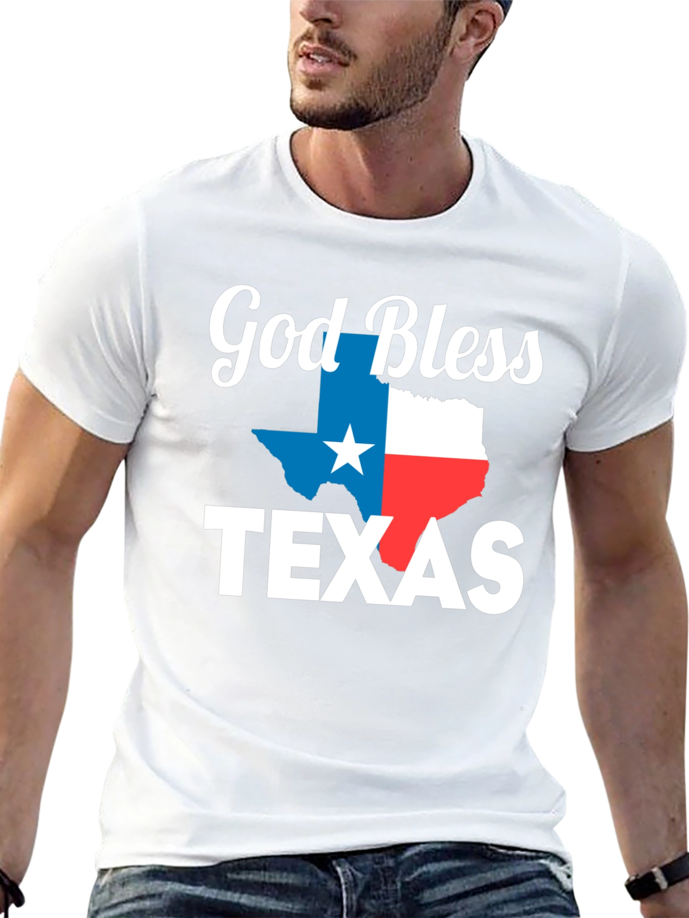 God Bless Texas T-Shirt - Patriotic Pride