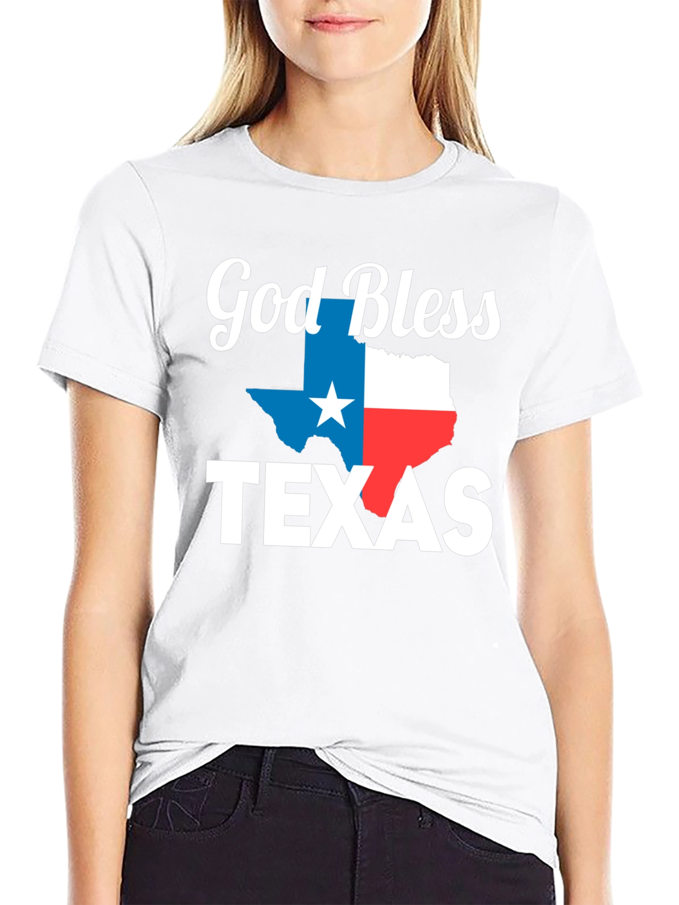 God Bless Texas T-Shirt - Patriotic Pride
