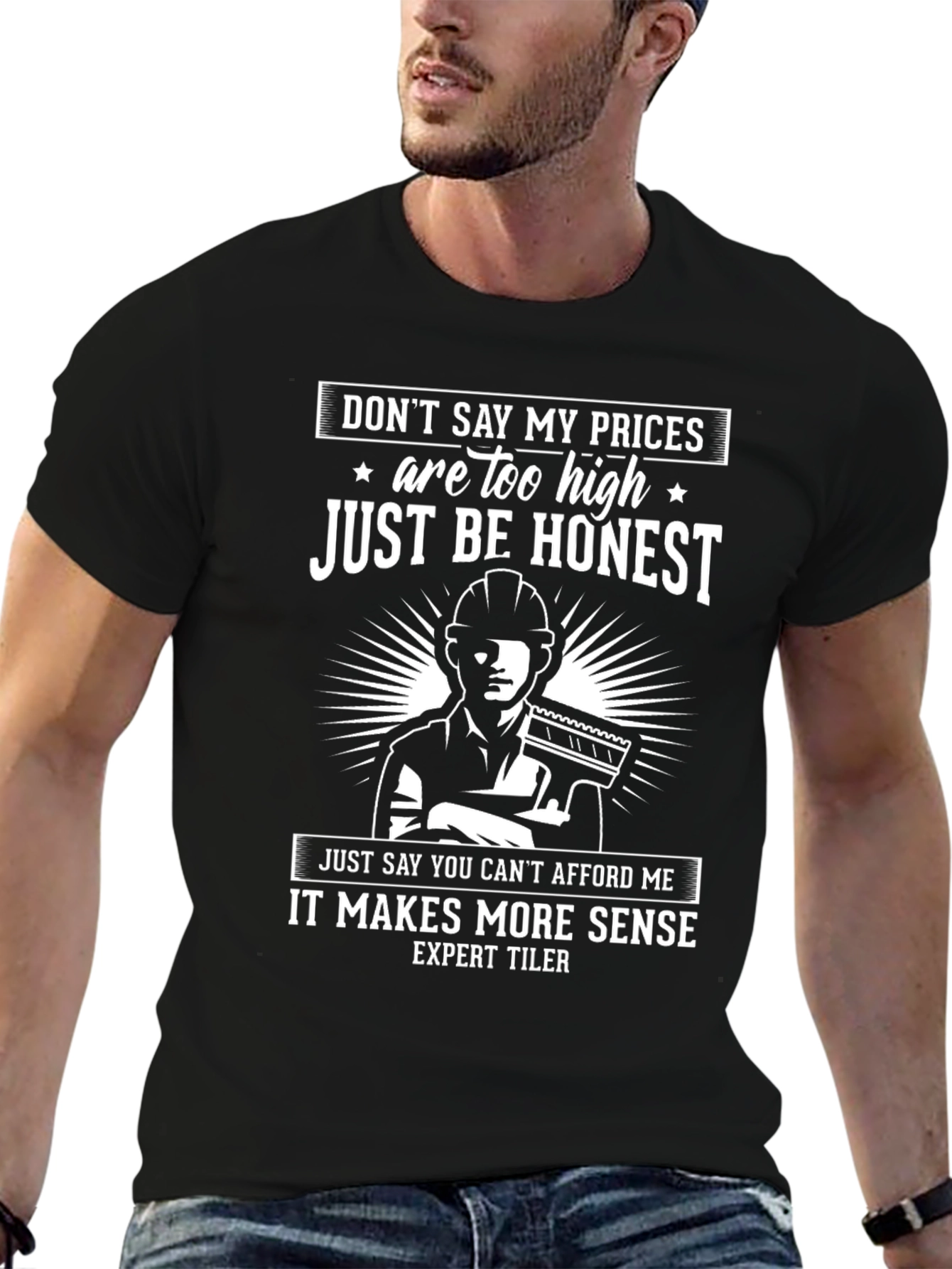 Expert Tiler Humor Graphic T-Shirt