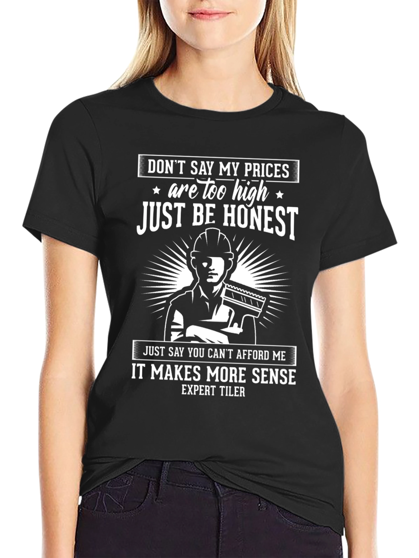 Expert Tiler Humor Graphic T-Shirt