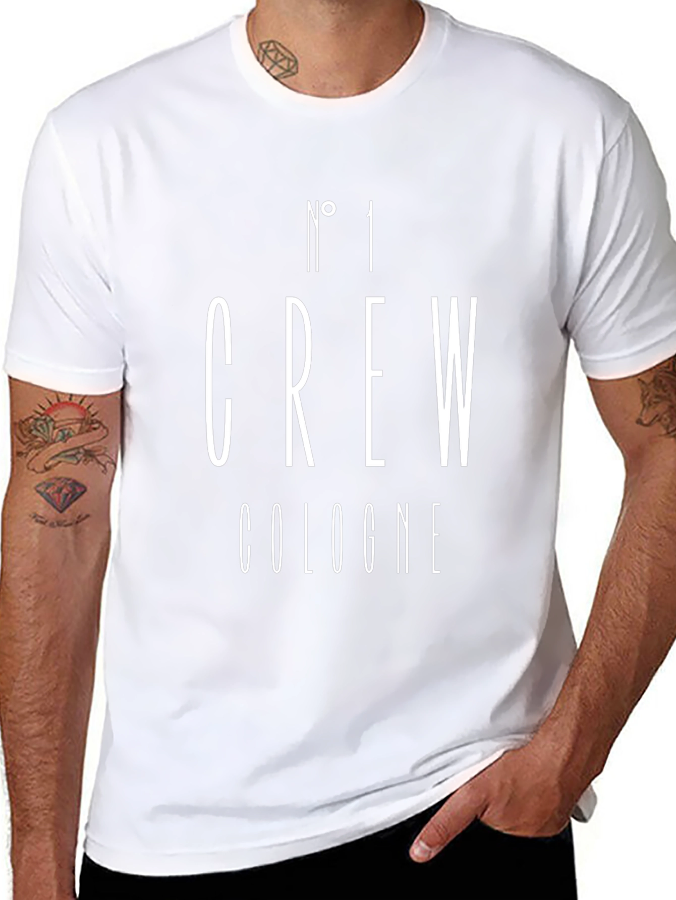 Nº 1 Crew Cologne Black T-Shirt