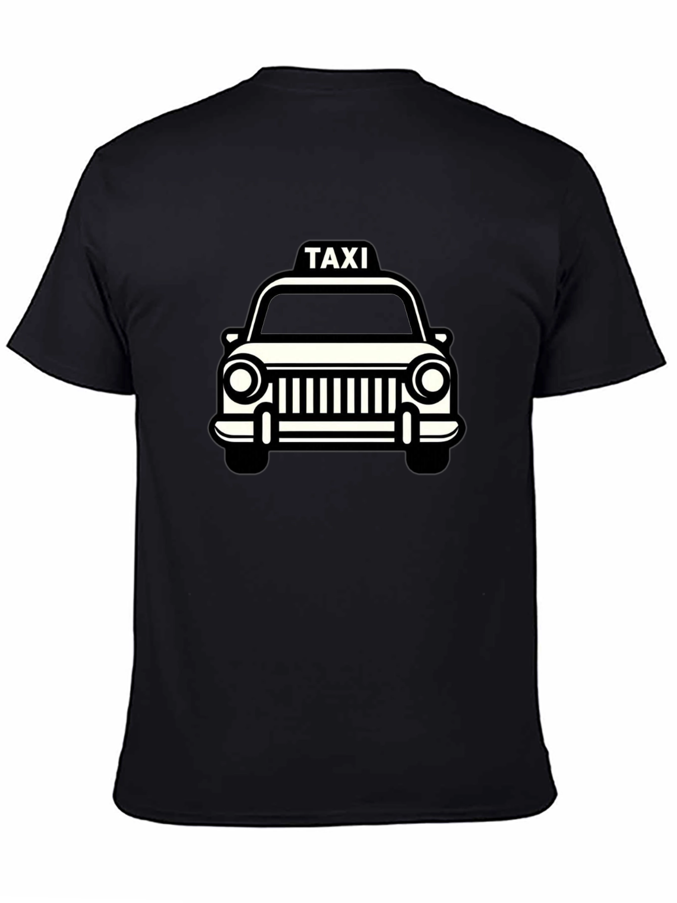 Taxi Graphic Black T-Shirt