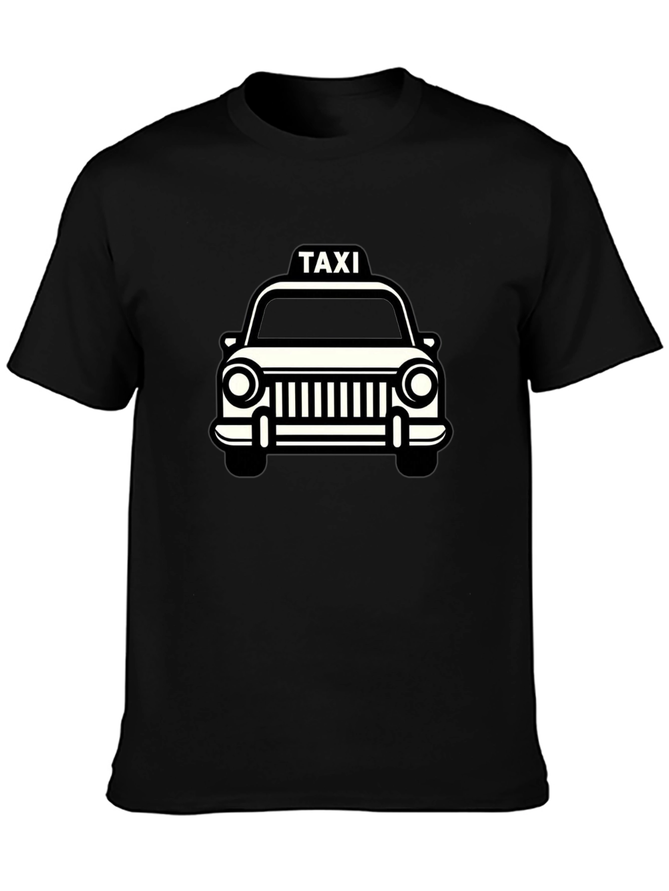 Taxi Graphic Black T-Shirt