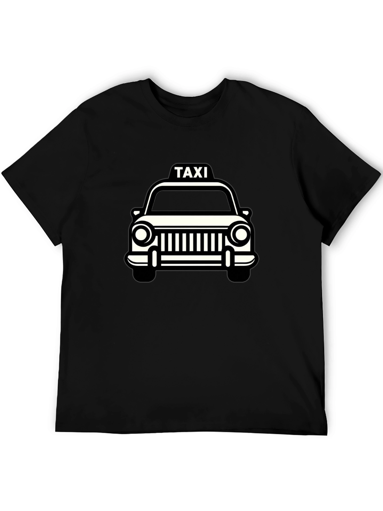 Taxi Graphic Black T-Shirt