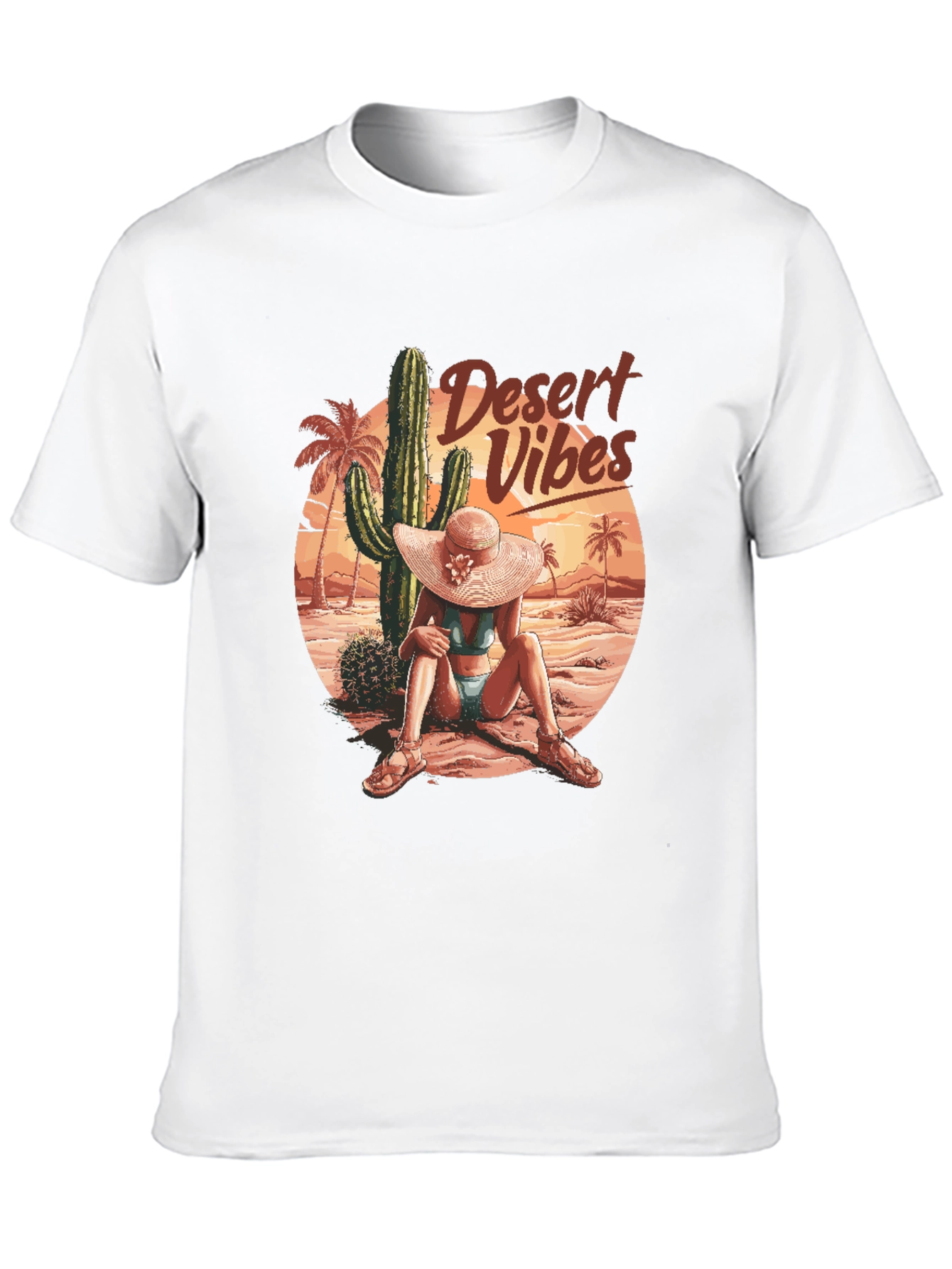 Desert Vibes Graphic Tee - Mens Black T-Shirt