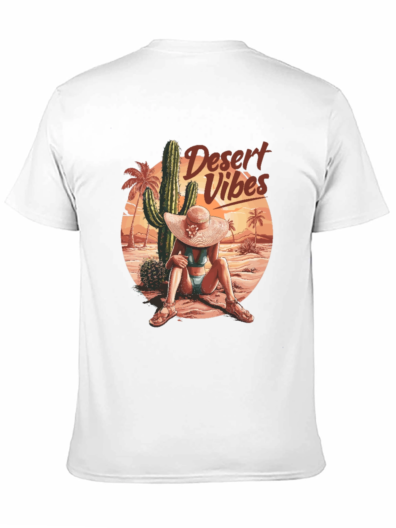 Desert Vibes Graphic Tee - Mens Black T-Shirt