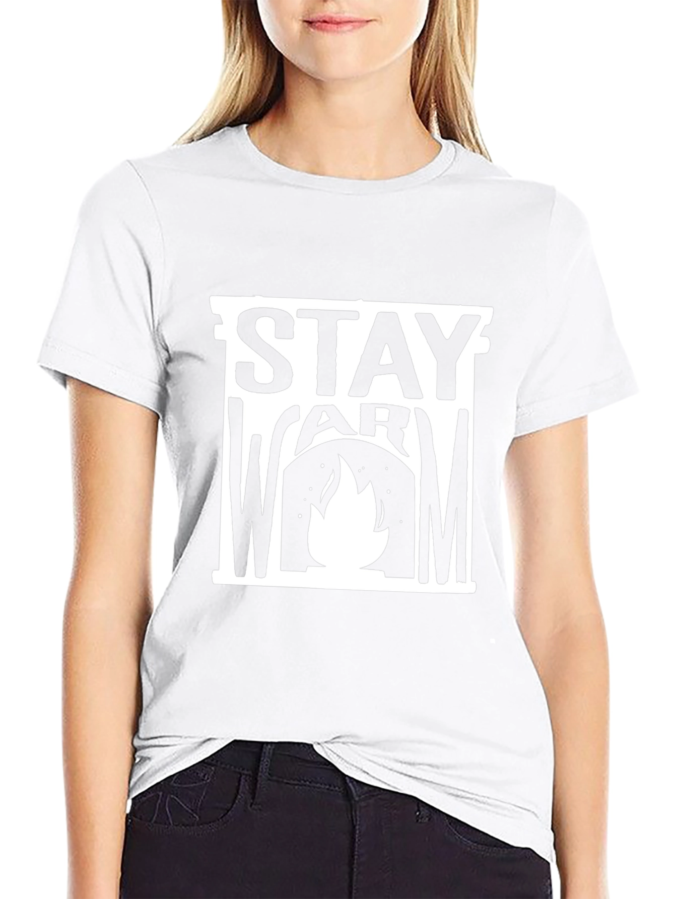 Stay Warm Graphic Tee - Cozy Winter Style