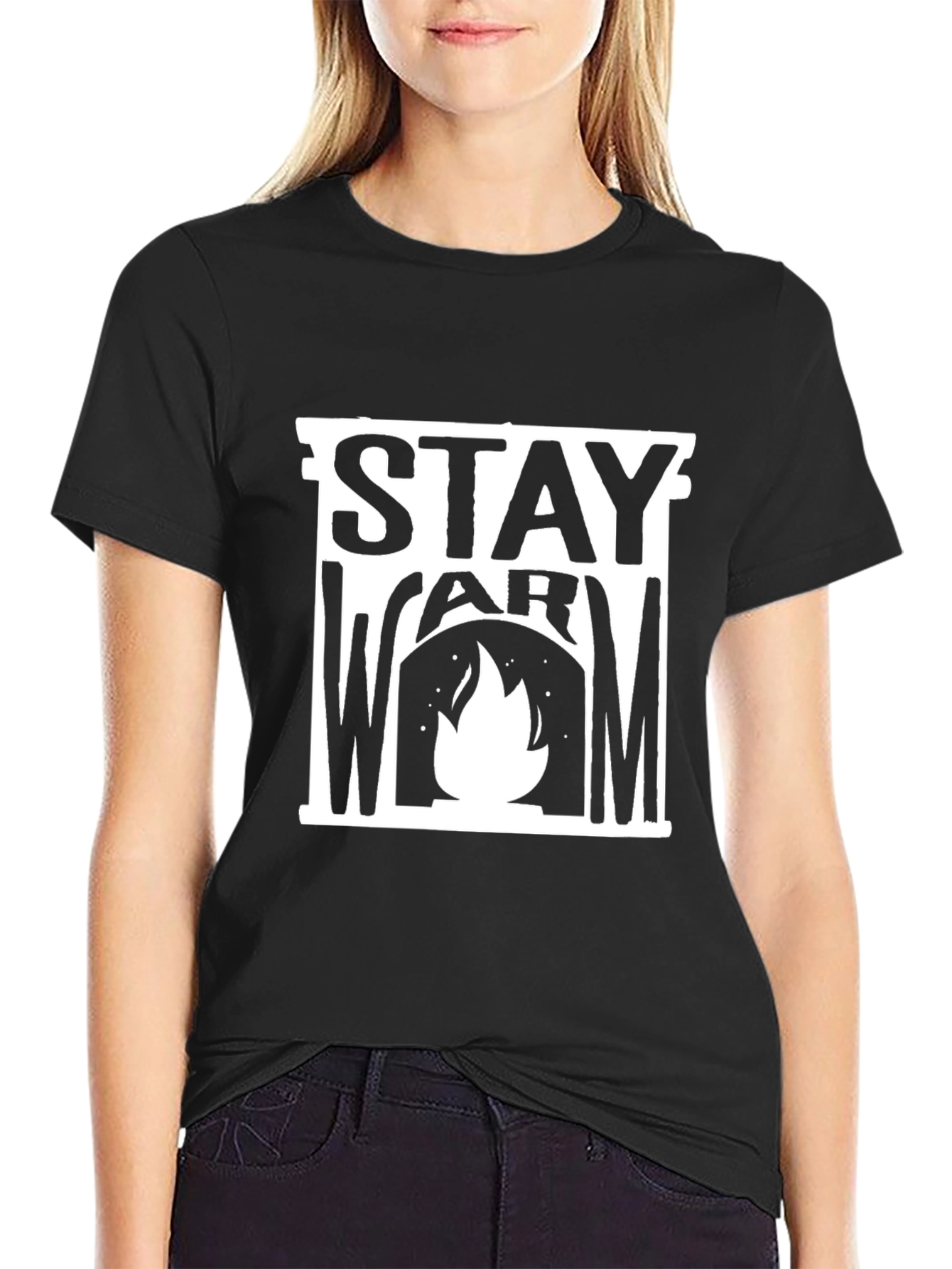 Stay Warm Graphic Tee - Cozy Winter Style