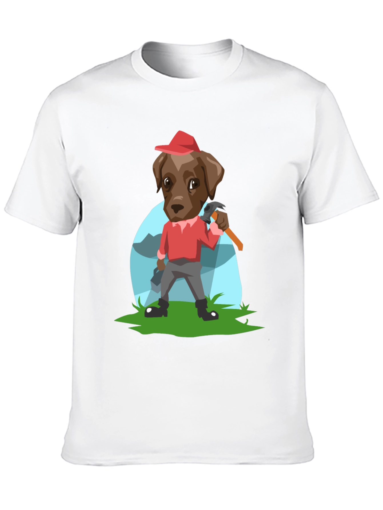 Dog Lumberjack Graphic Tee